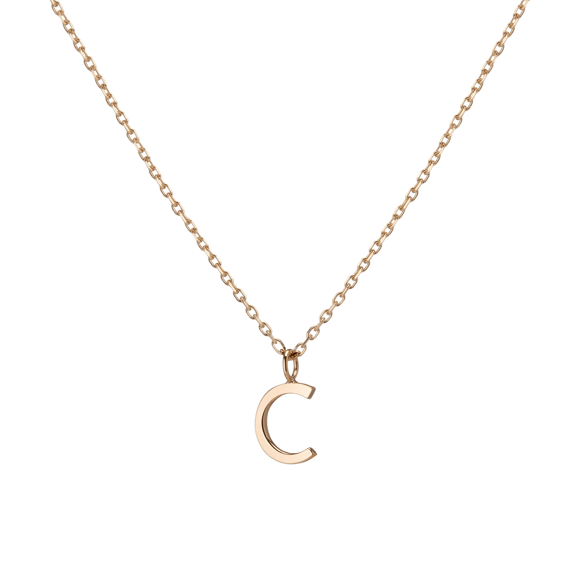 Classic Gold Letter Necklace - Image 19