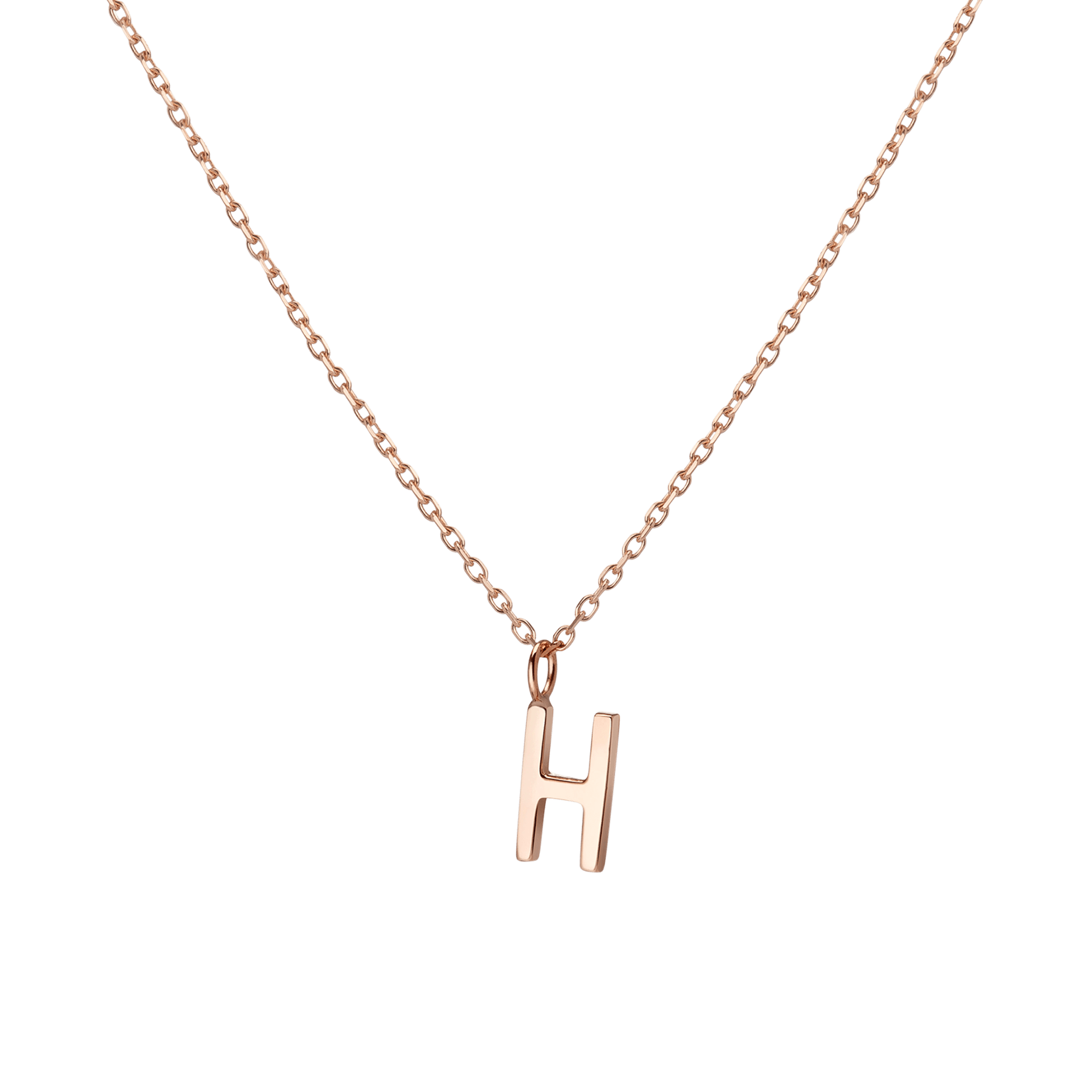 Classic Gold Letter Necklace - Image 49