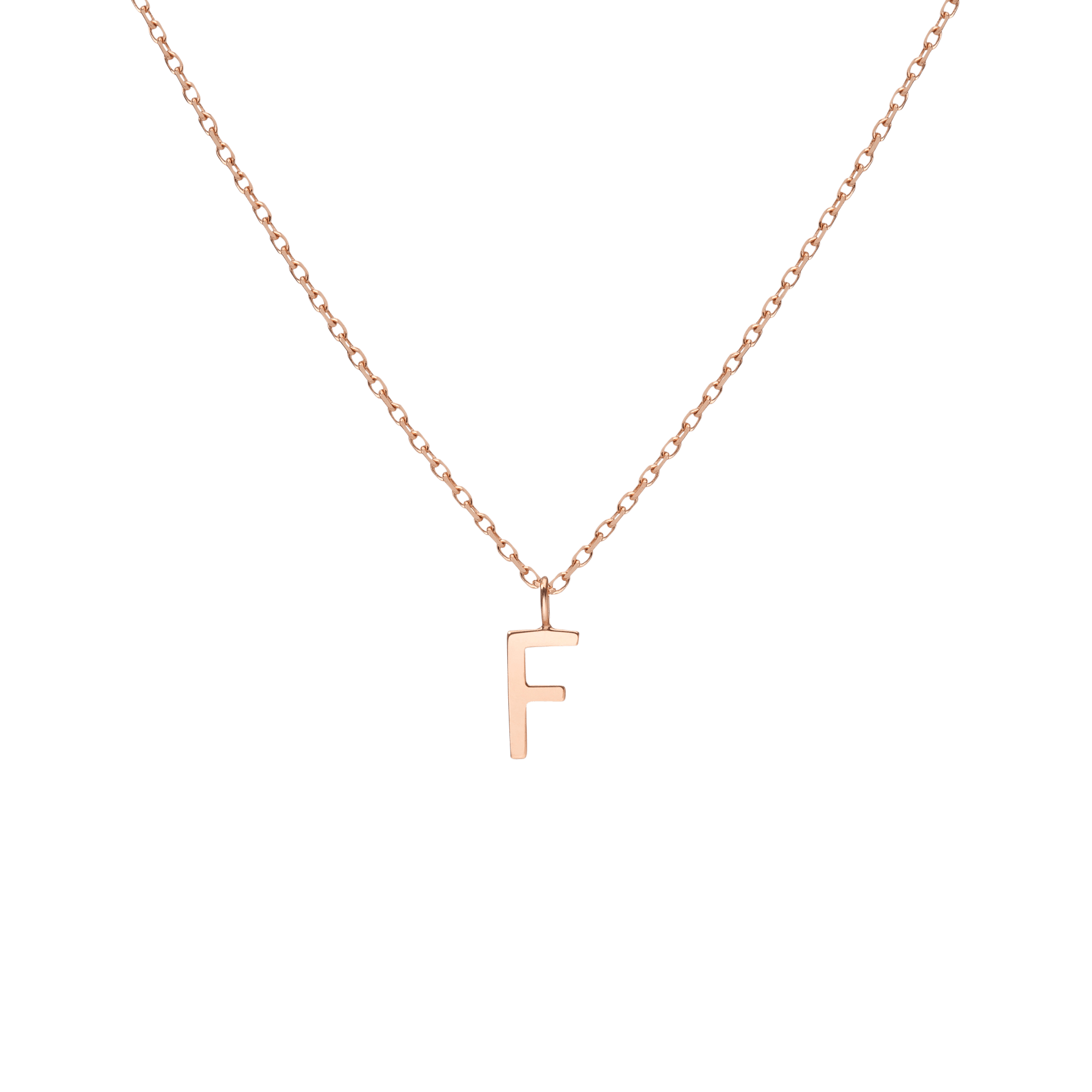 Classic Gold Letter Necklace - Image 65
