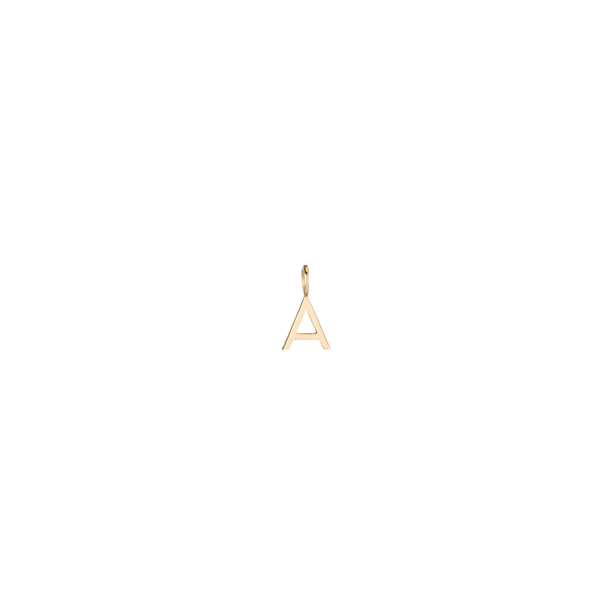 Classic Gold Letter Pendant