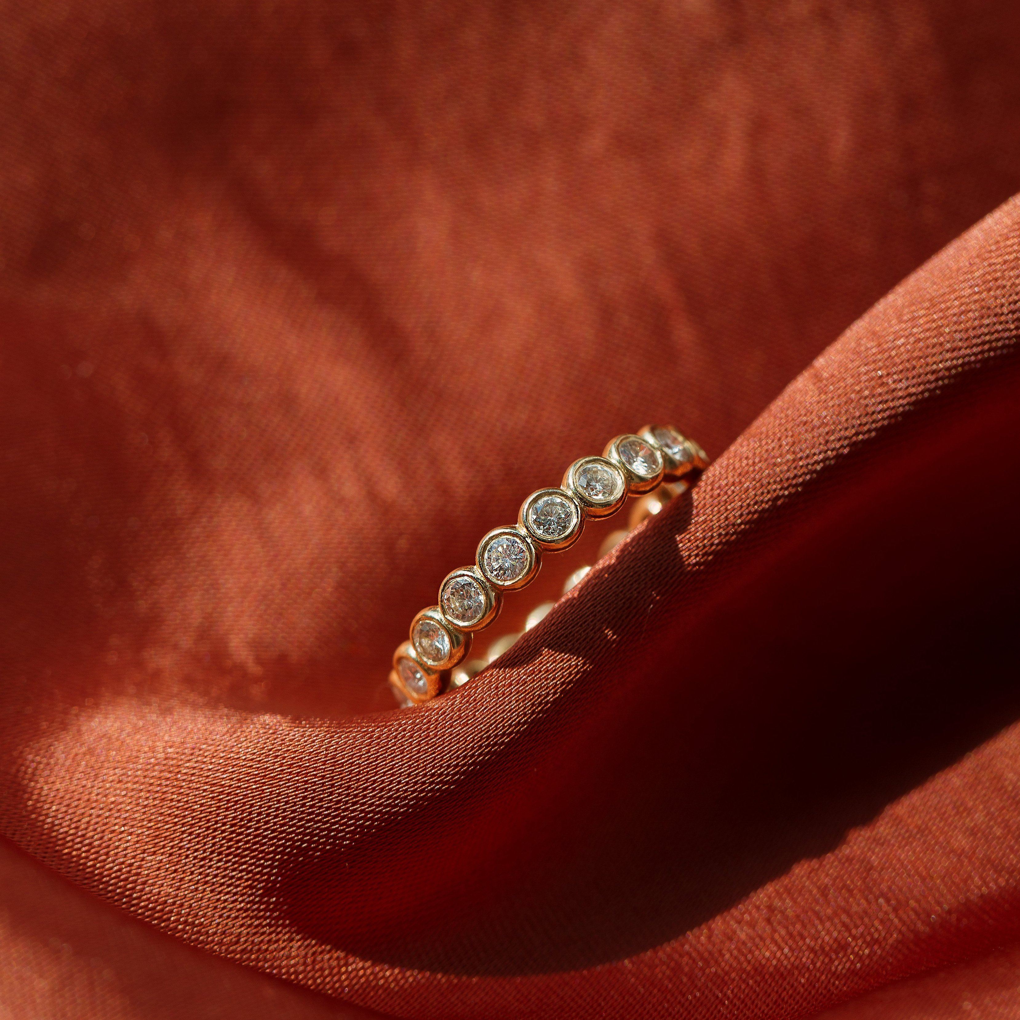 Diamond Bezel Eternity Ring - Image 14