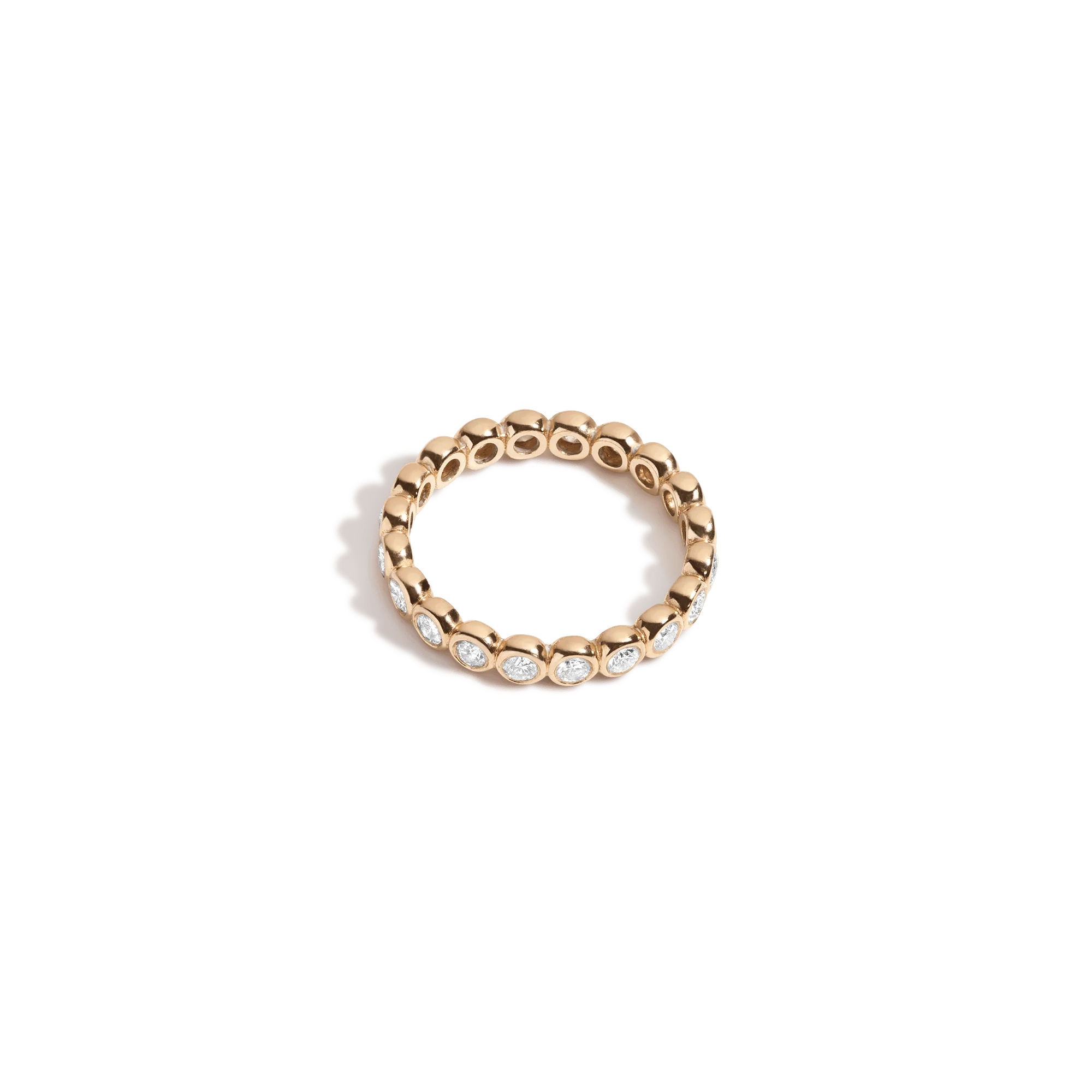 Diamond Bezel Eternity Ring - Image 4
