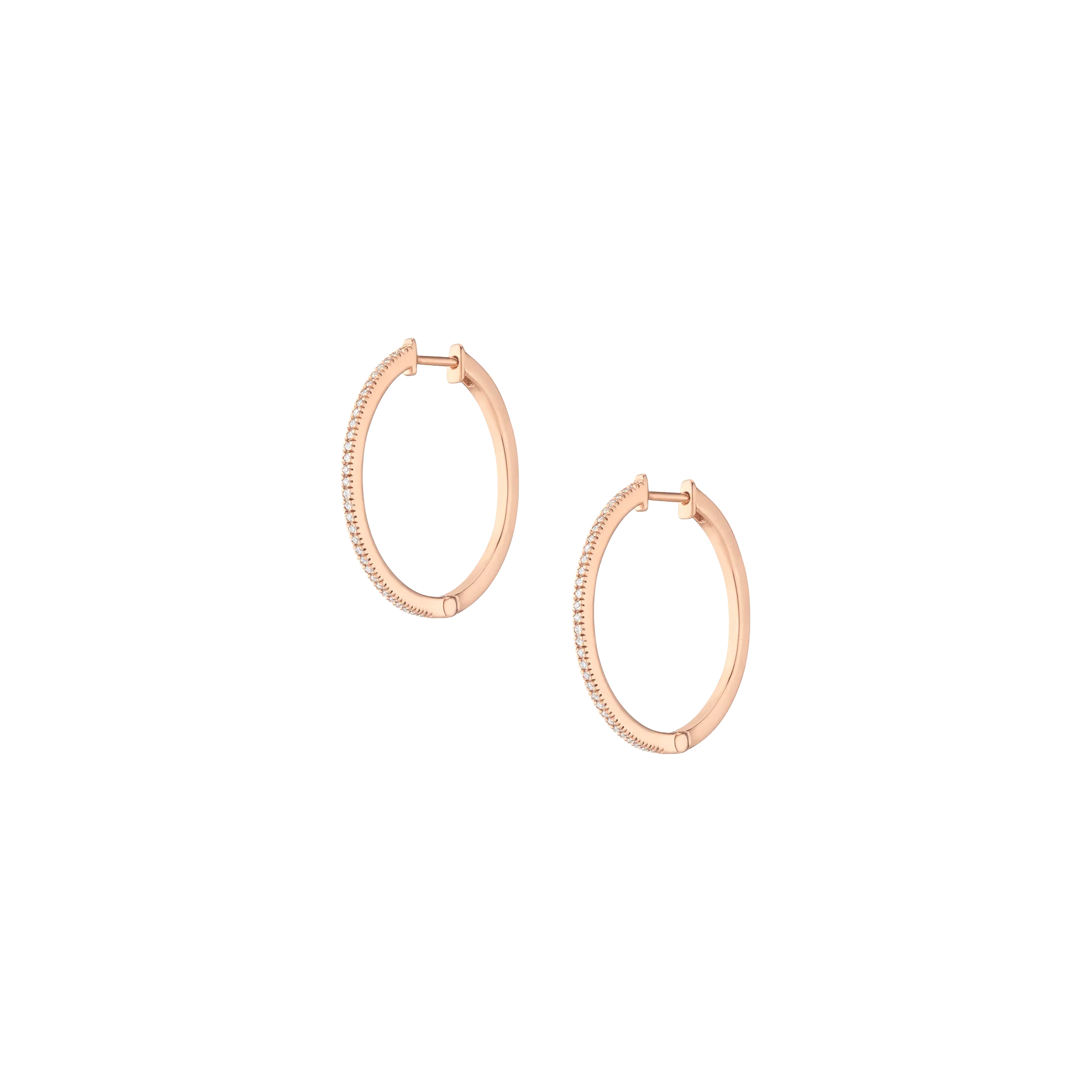 Lab Grown Diamond Hoop Earrings - Image 20