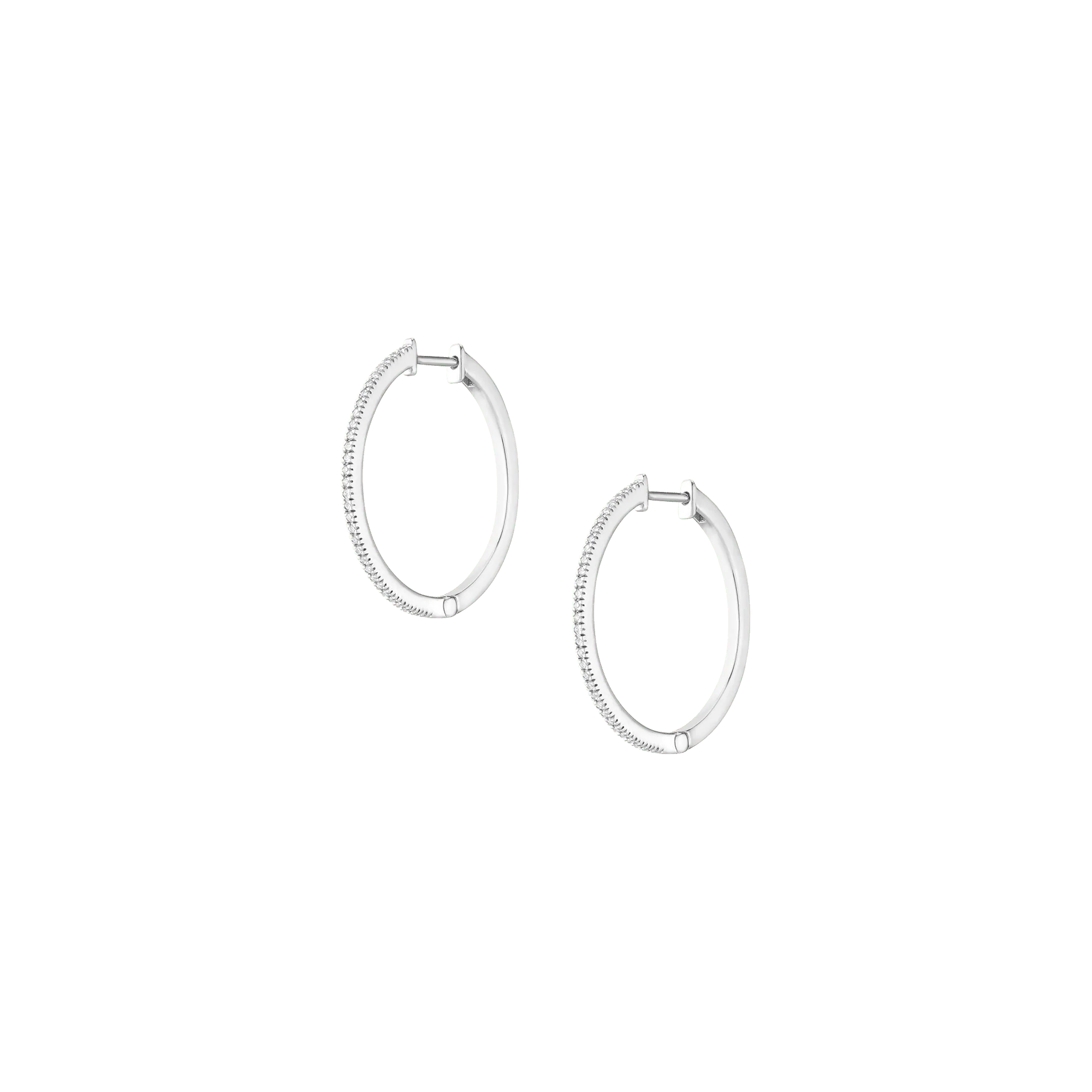 Lab Grown Diamond Hoop Earrings - Image 21