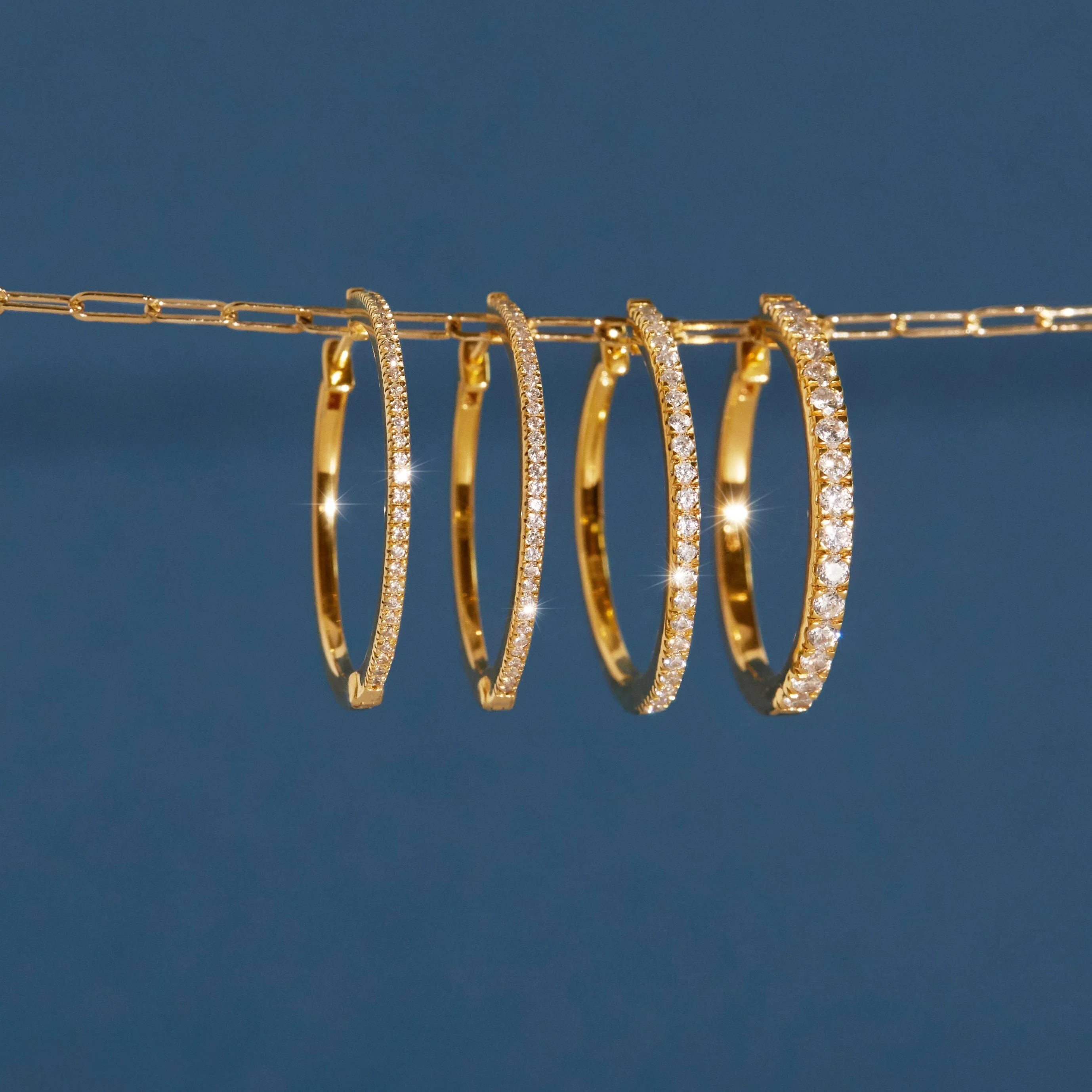 Lab Grown Diamond Hoop Earrings - Image 25