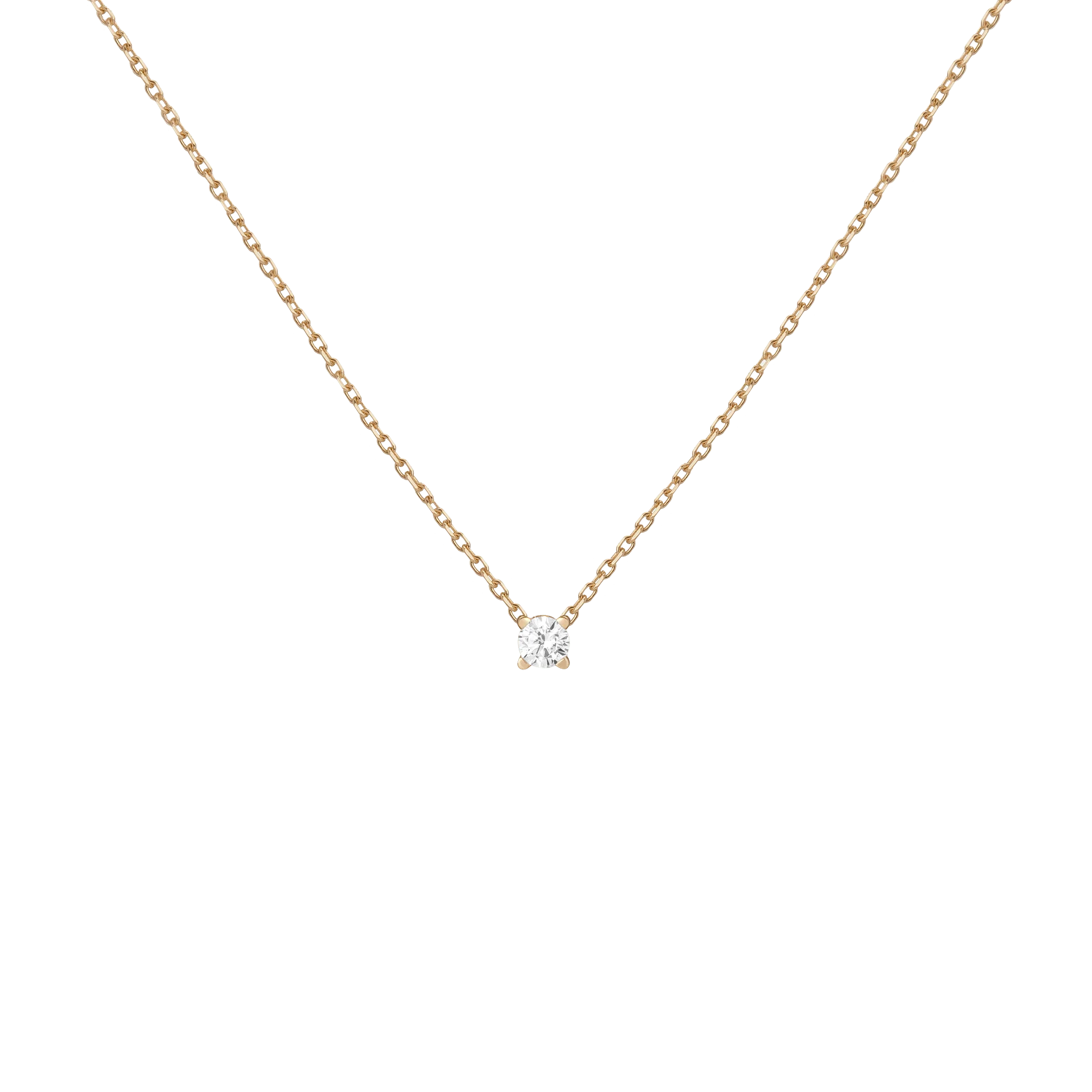 Lab Grown Diamond Solitaire Necklace - Image 4