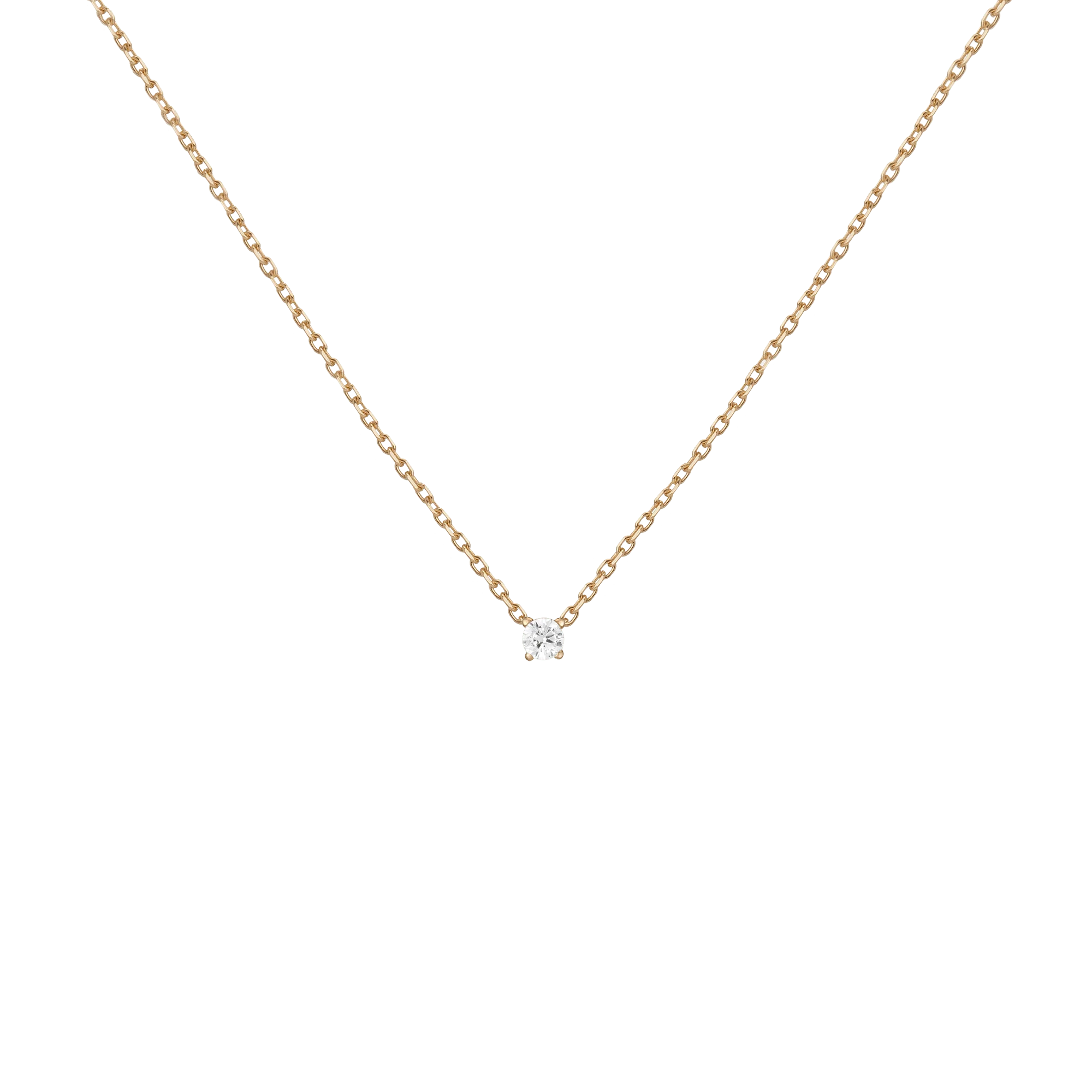 Lab Grown Diamond Solitaire Necklace - Image 7