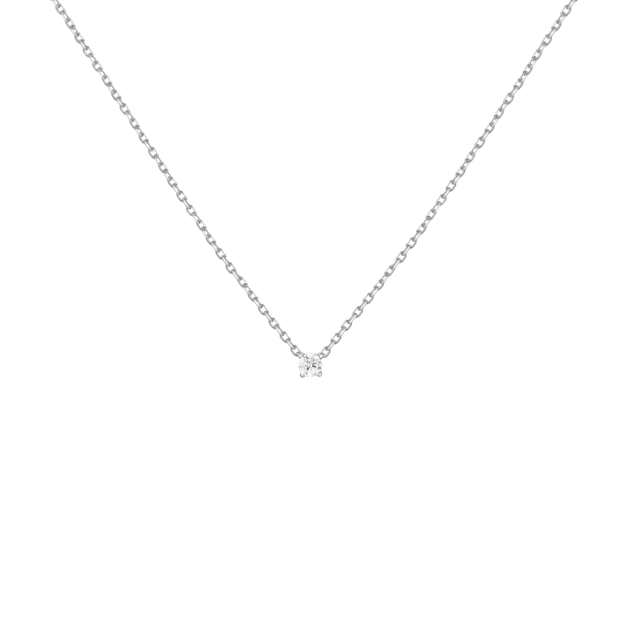 Lab Grown Diamond Solitaire Necklace - Image 9