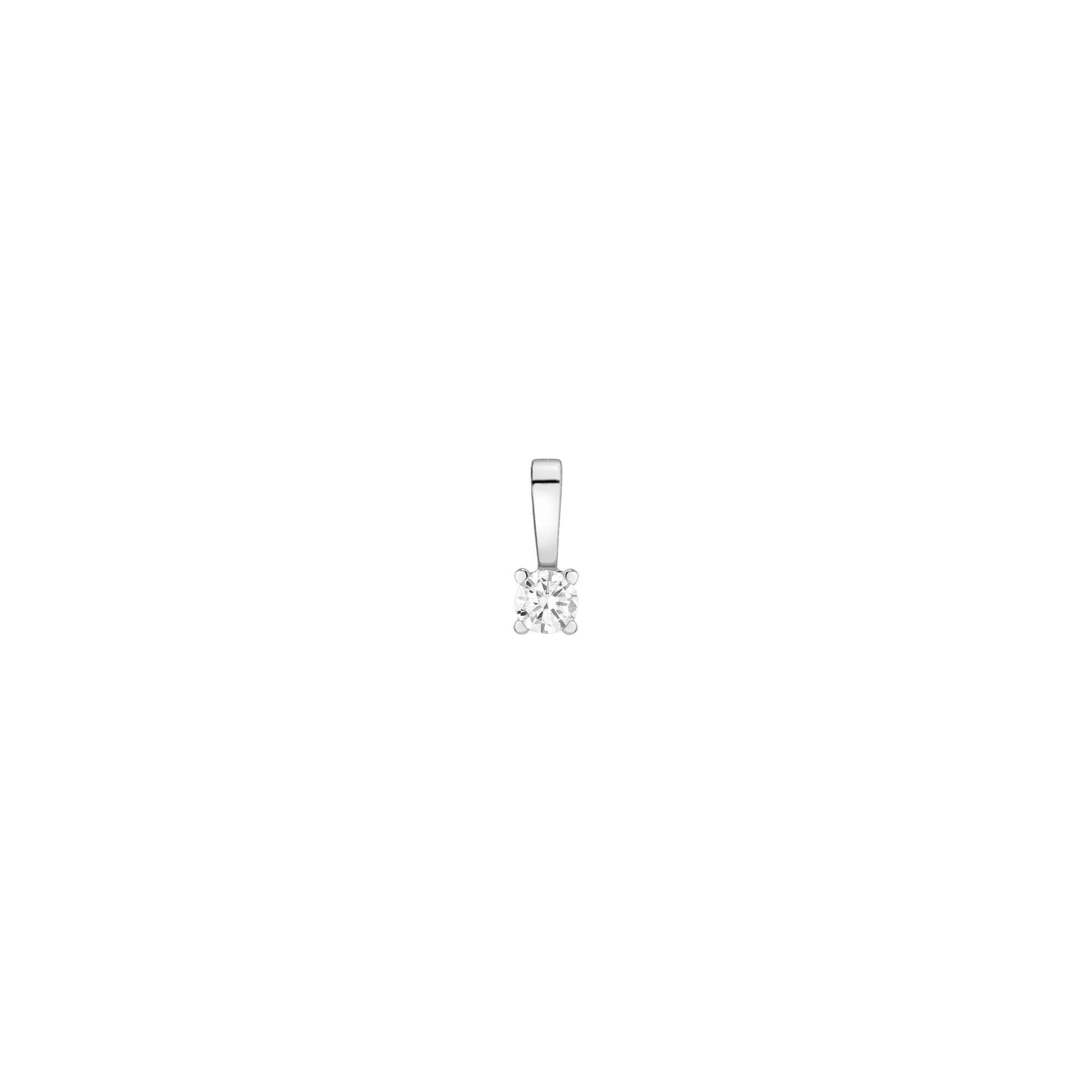 Lab Grown Diamond Solitaire Pendant - Image 3