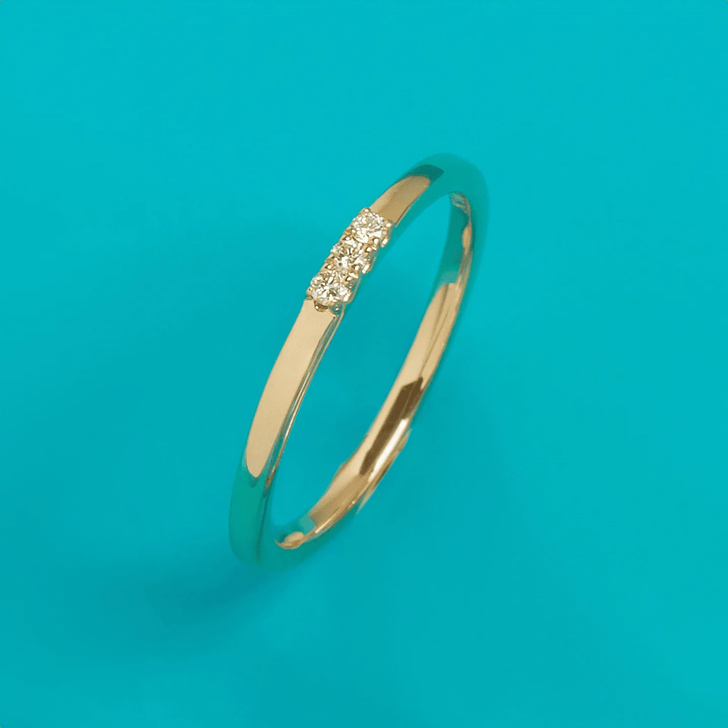 Diamond Stacker Ring - Image 9