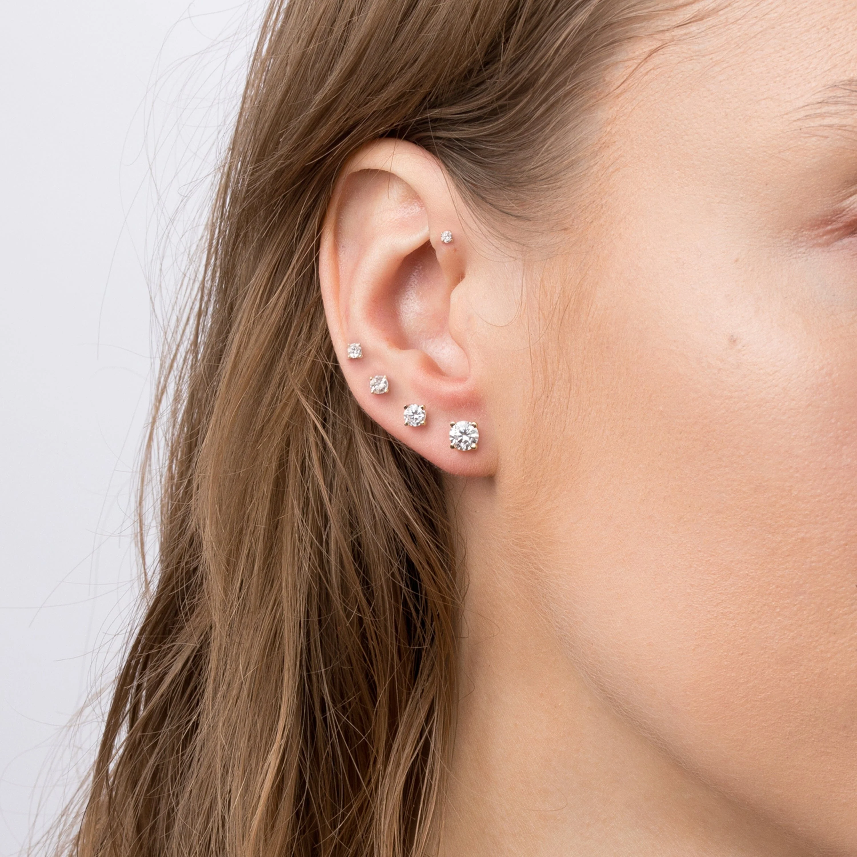 Diamond Stud Earrings - Image 29