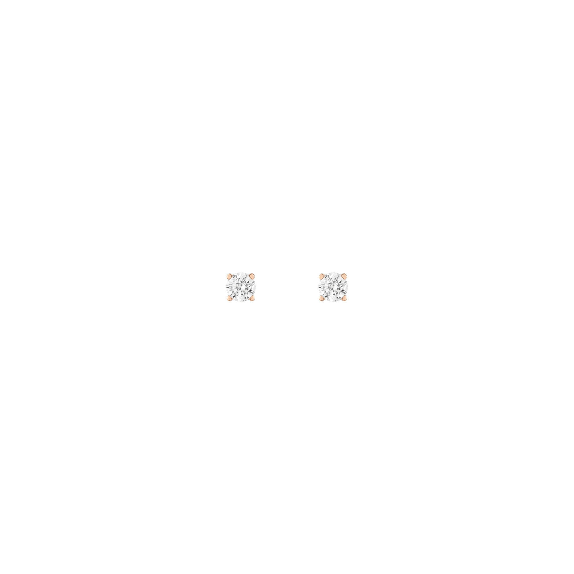 Diamond Stud Earrings - Single - Image 2