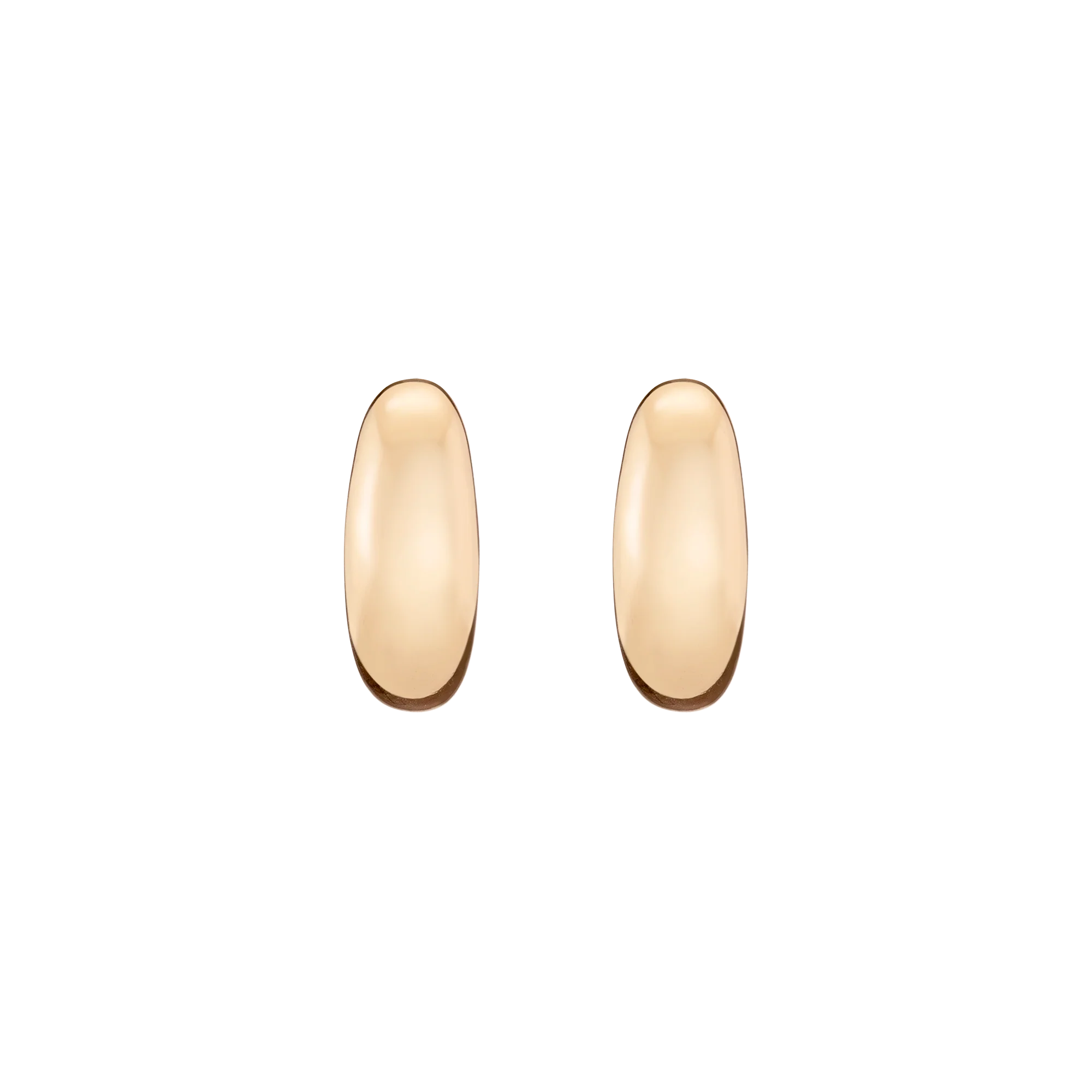 Dome Hoop Earrings - Image 2