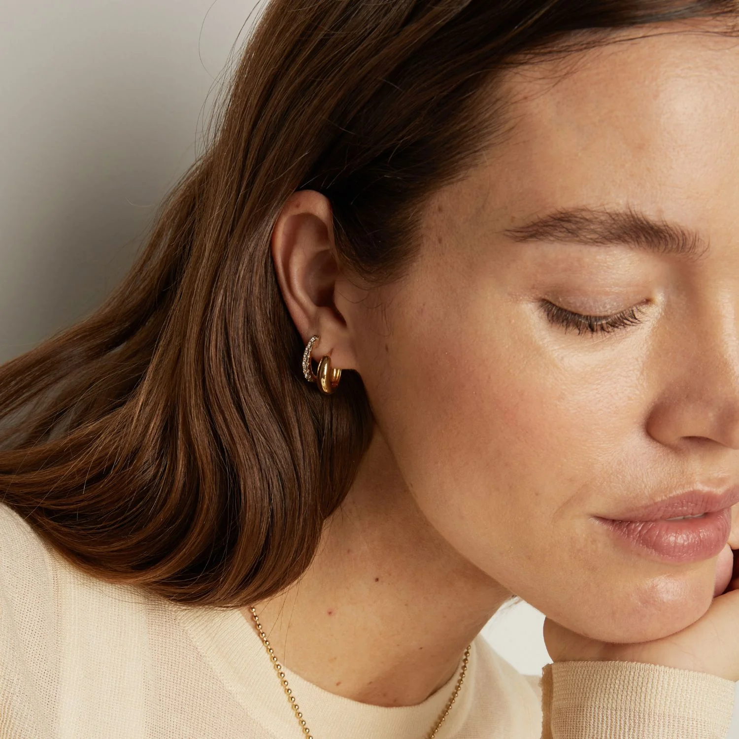 Everyday Hoop Earring Stack - Image 7