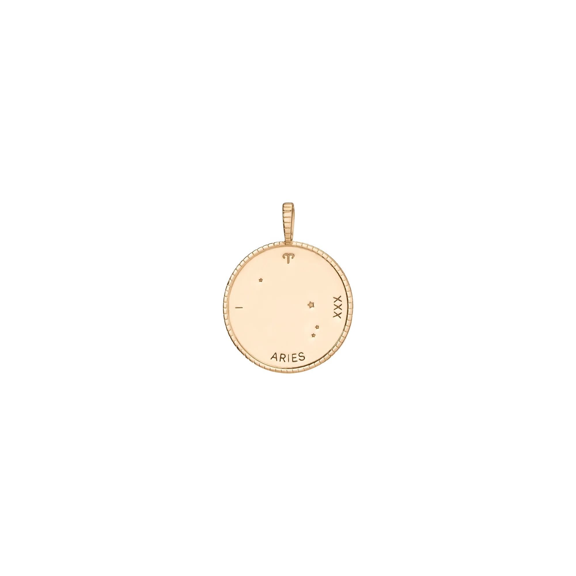 Femme Gold Zodiac Pendant - Image 28