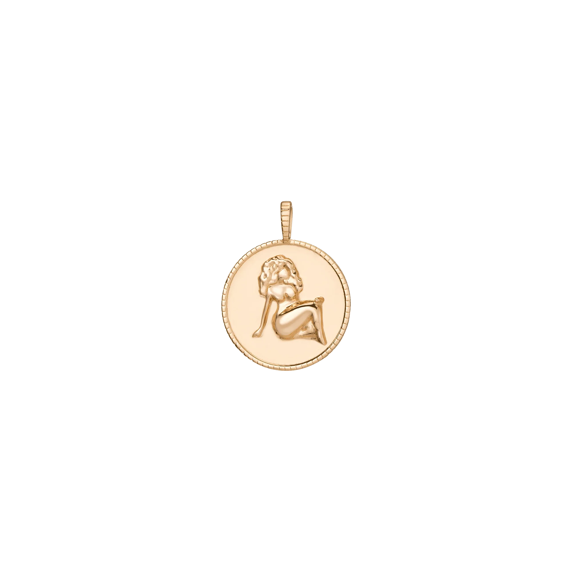 Femme Gold Zodiac Pendant - Image 7