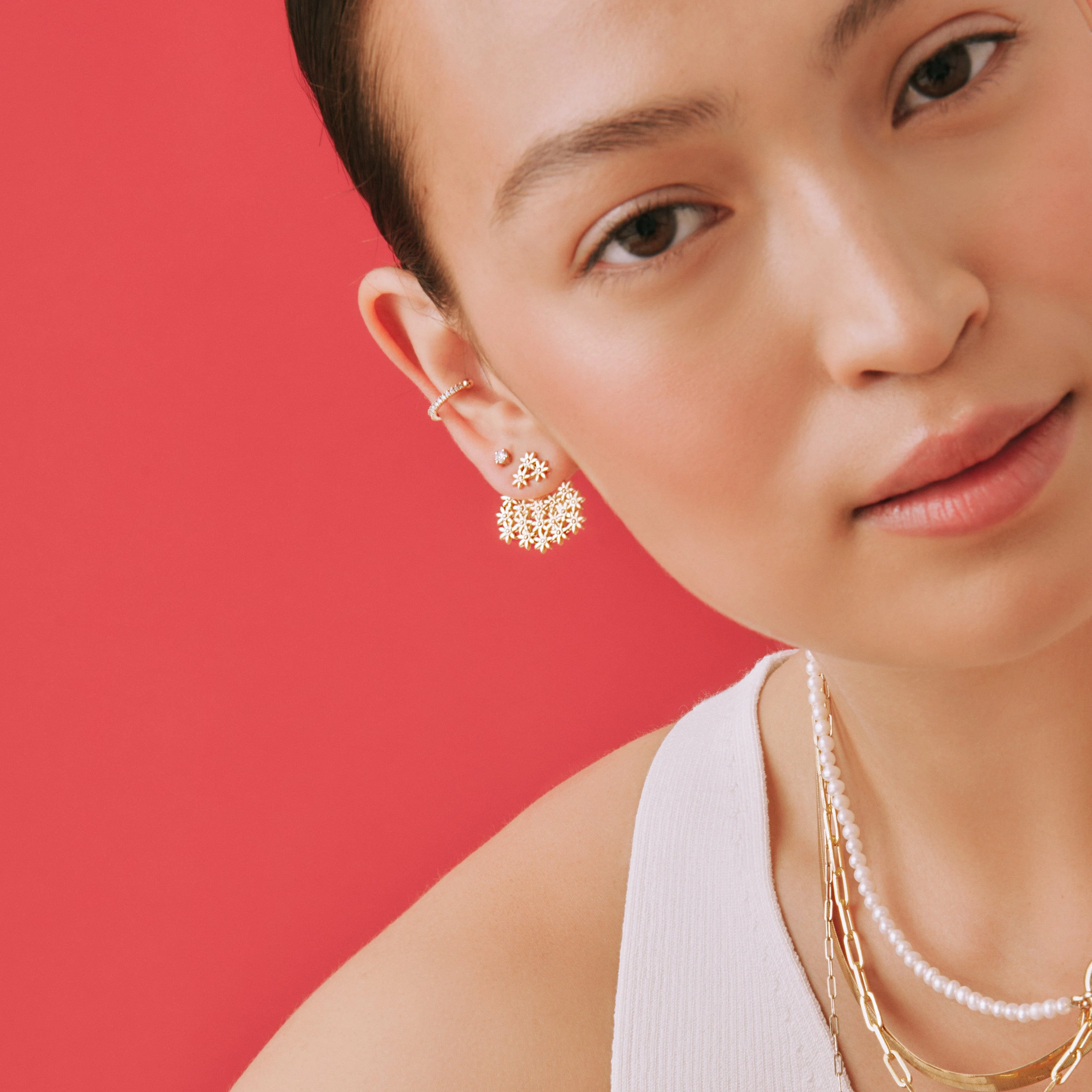 Flower Earring Back Small - Image 8