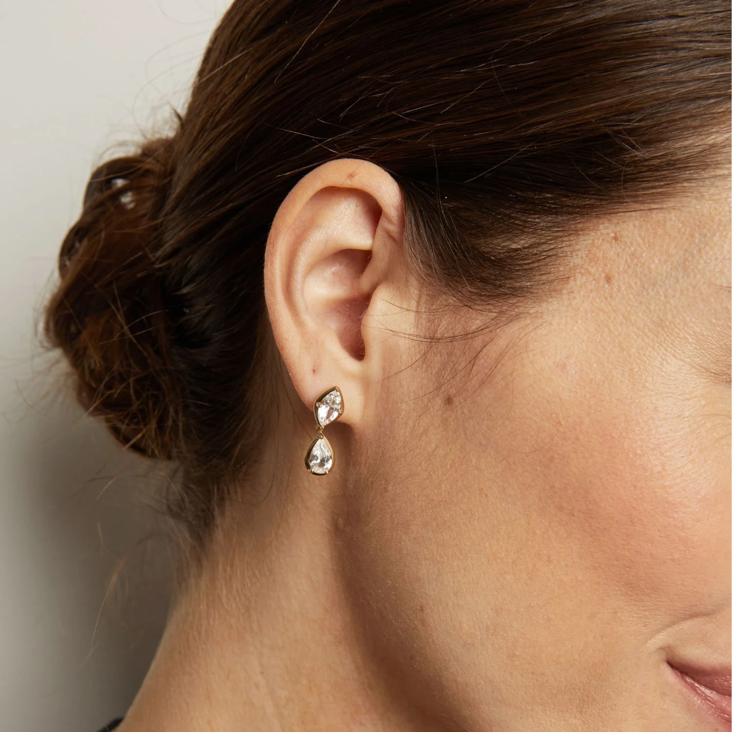 Georgian Toi et Moi Drop Earrings - Image 5