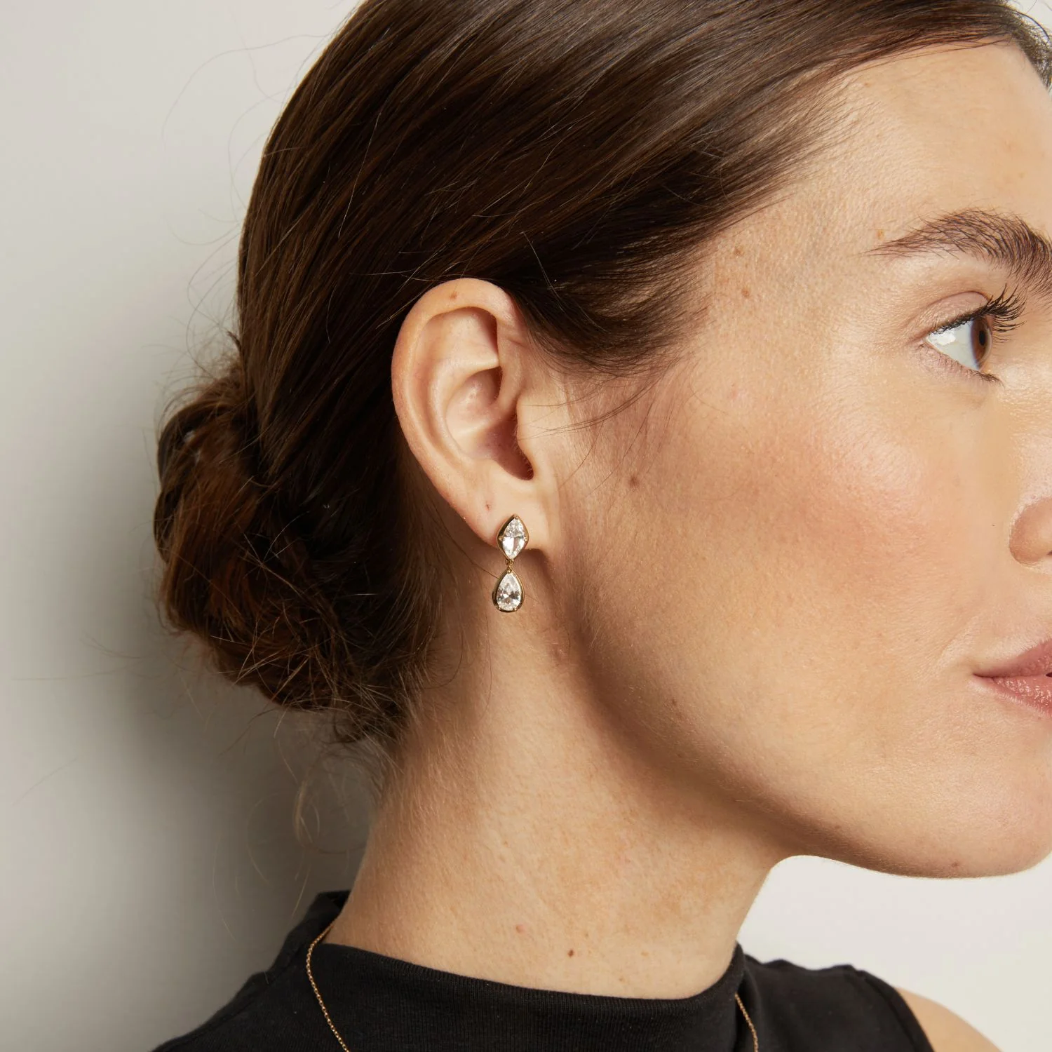 Georgian Toi et Moi Drop Earrings - Image 6