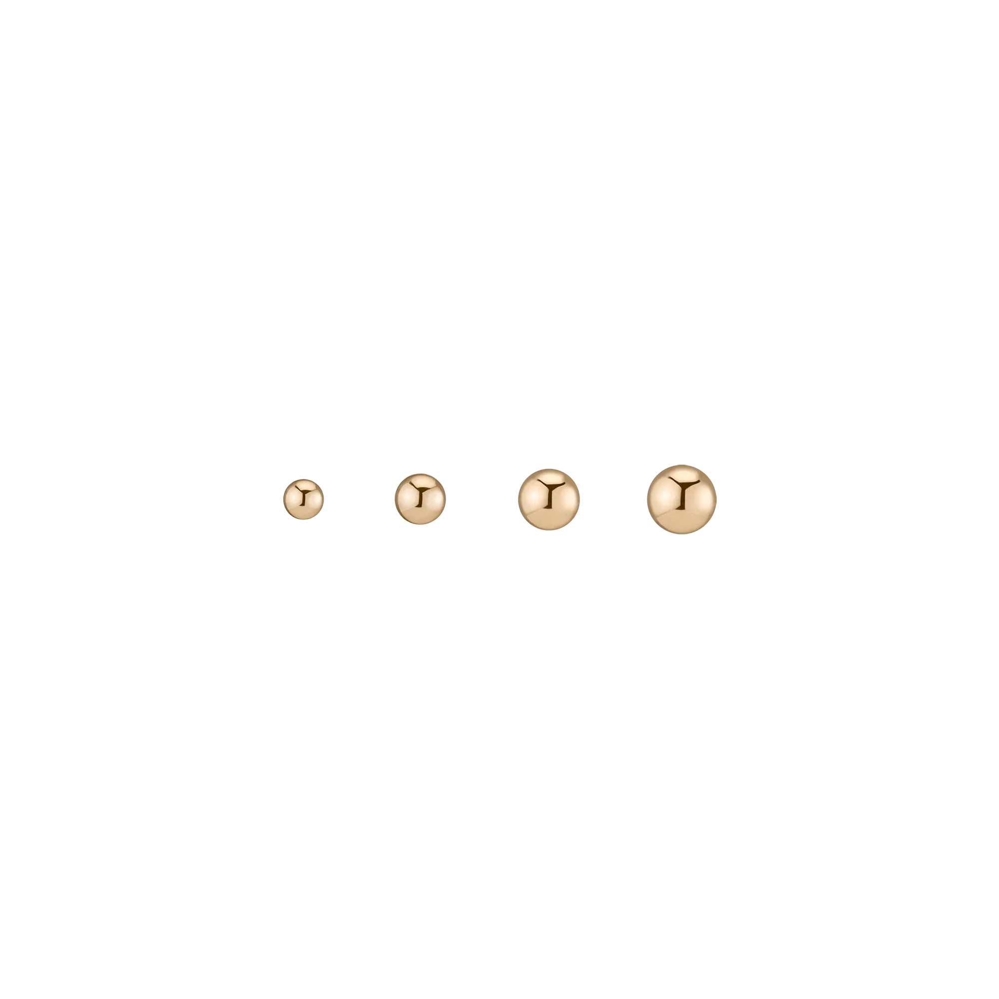 Gold Ball Studs 5mm - Image 7