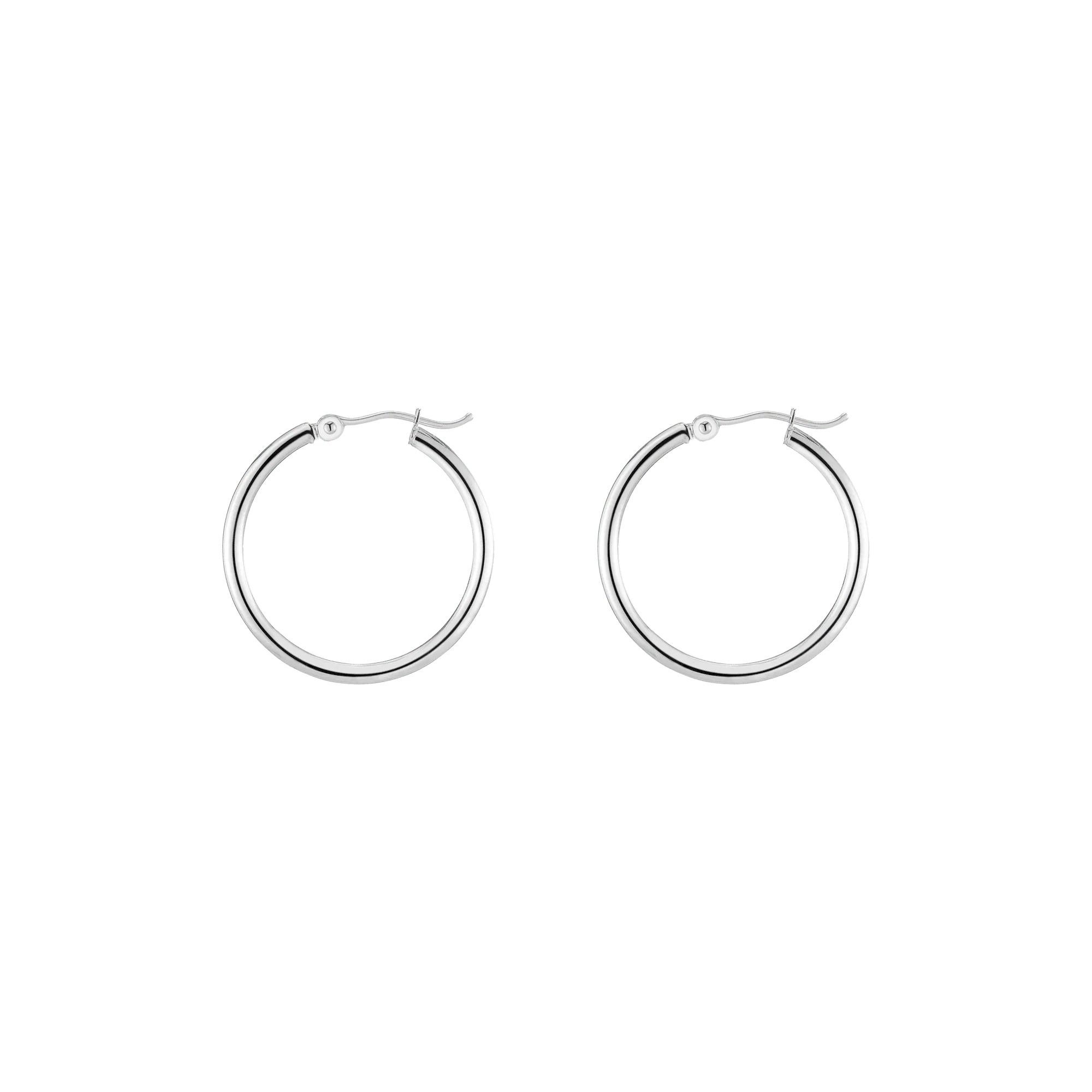 Gold Hoop Earrings - 2mm - Image 18