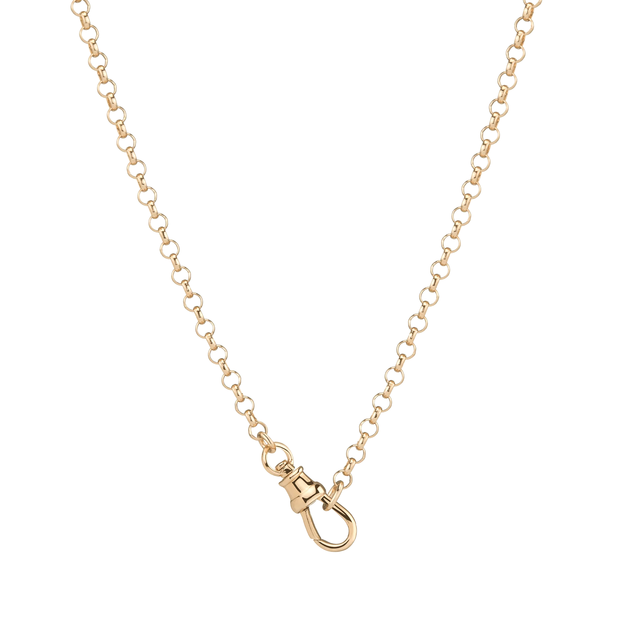 Gold Rolo Chain Necklace