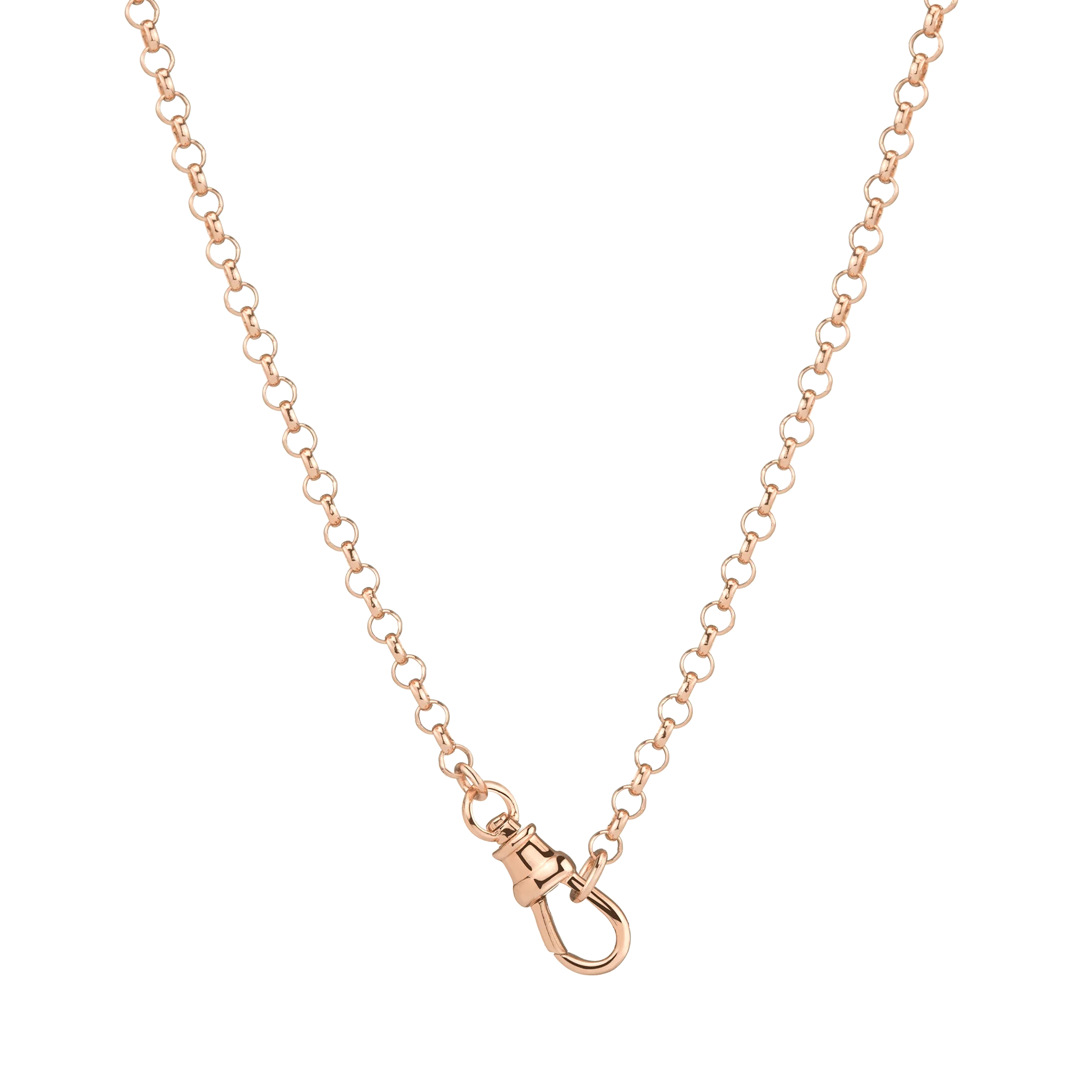 Gold Rolo Chain Necklace - Image 2