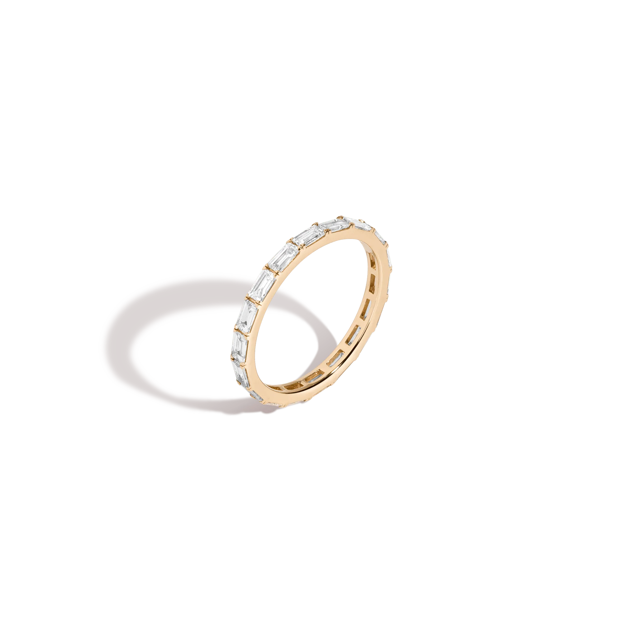 Horizontal Baguette Lab Grown Diamond Eternity Ring