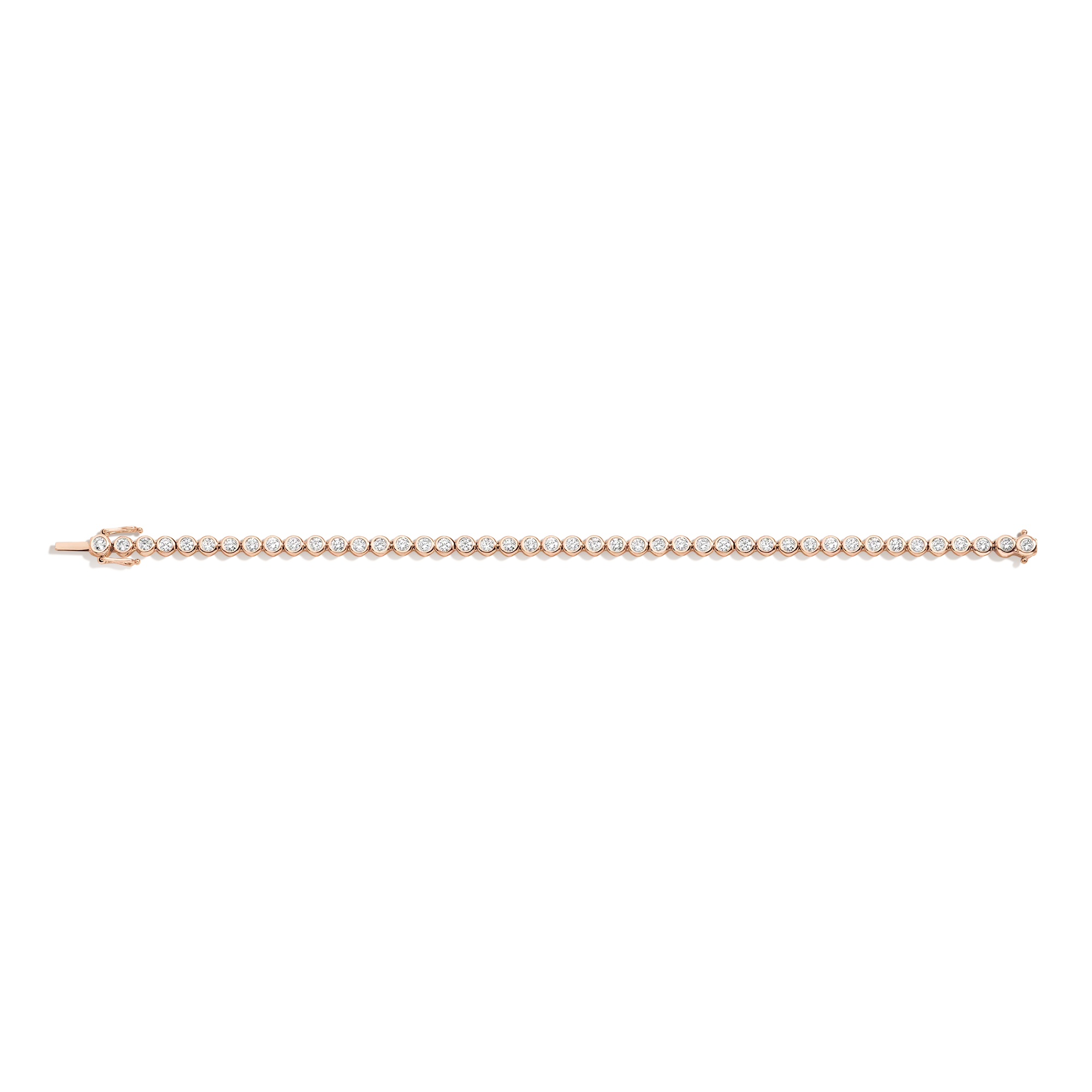 Lab Grown Diamond Bezel Tennis Bracelet - Image 5