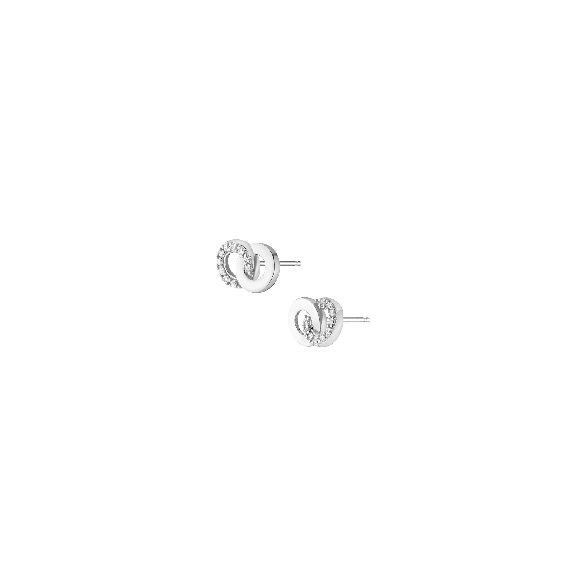 Lab Grown Diamond Connection Stud Earrings - Image 6