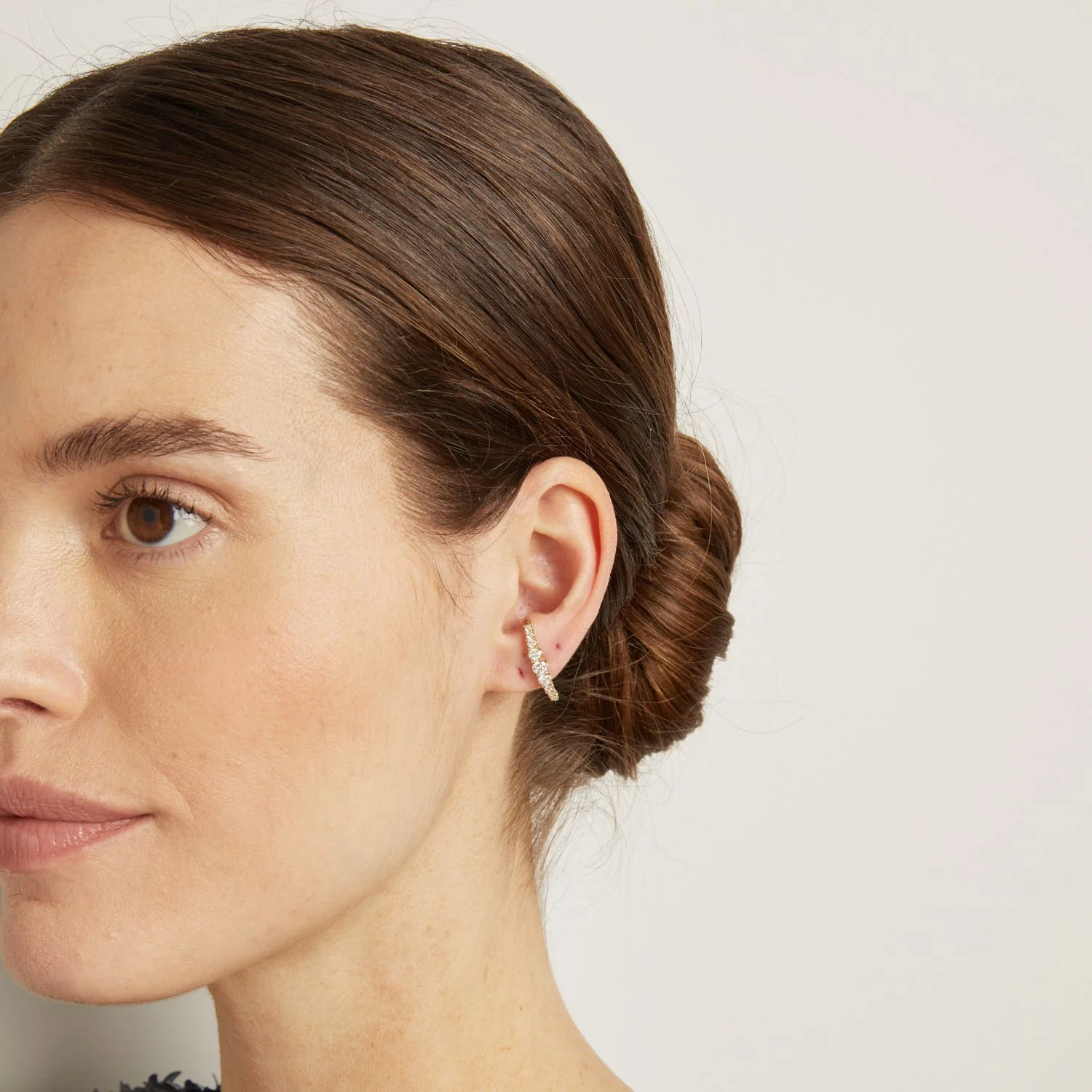Lab Grown Diamond Eternity Stud Earrings - Image 13