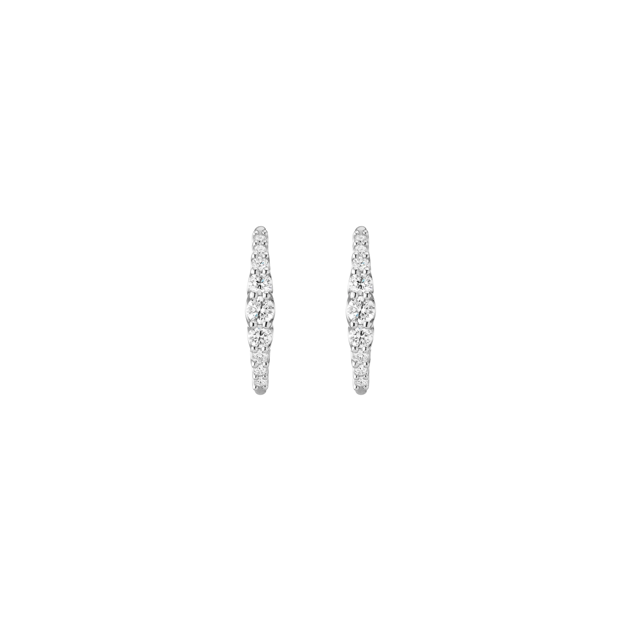 Lab Grown Diamond Eternity Stud Earrings - Image 3