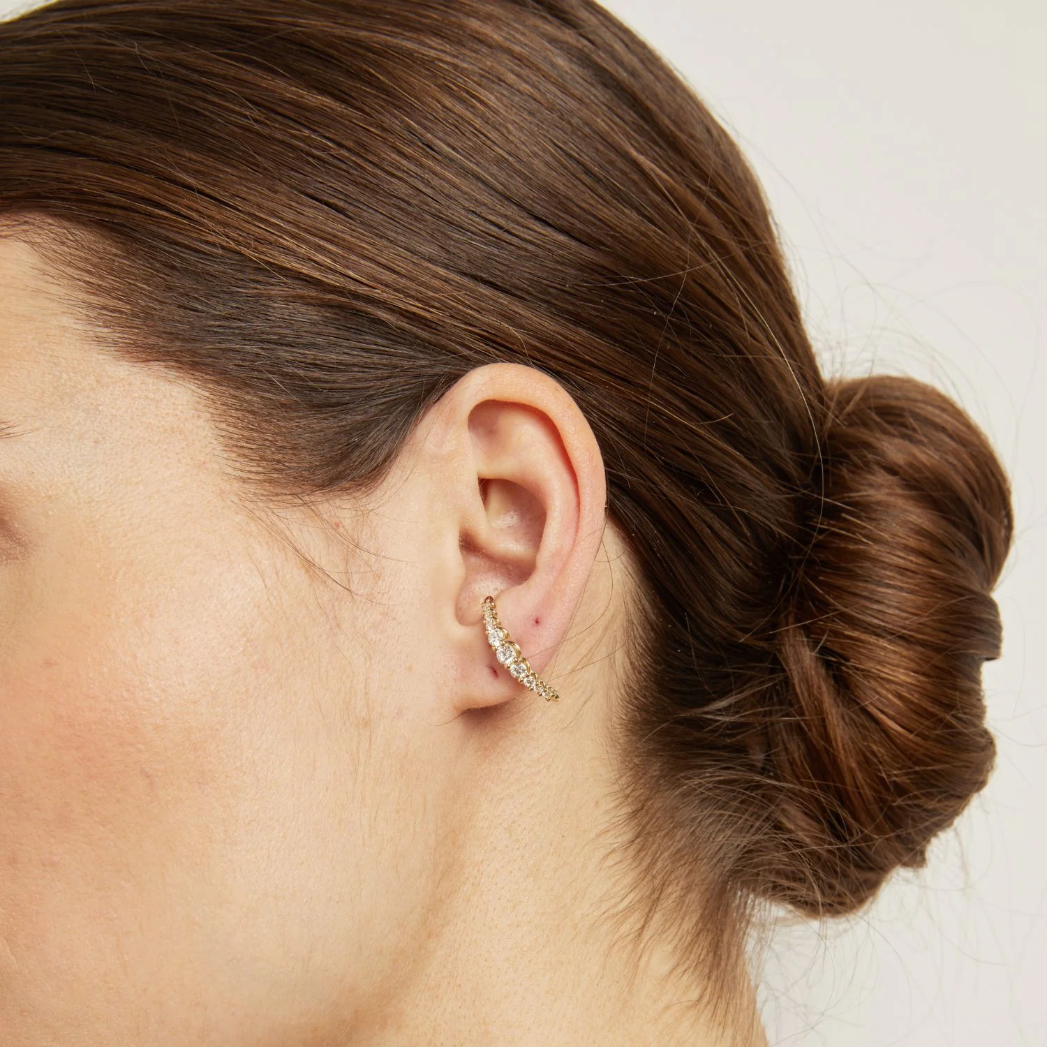 Lab Grown Diamond Eternity Stud Earrings - Image 9