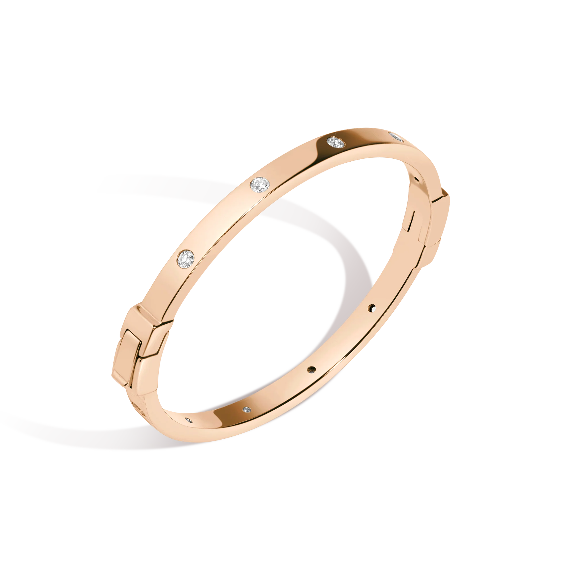 Lab Grown Diamond Station Cuff Bracelet - Image 6