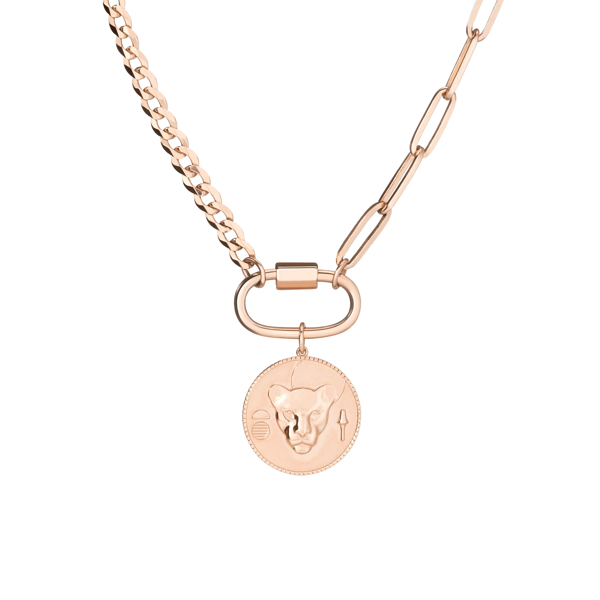 AURATE X KERRY: Lioness Pendant Necklace - Image 2