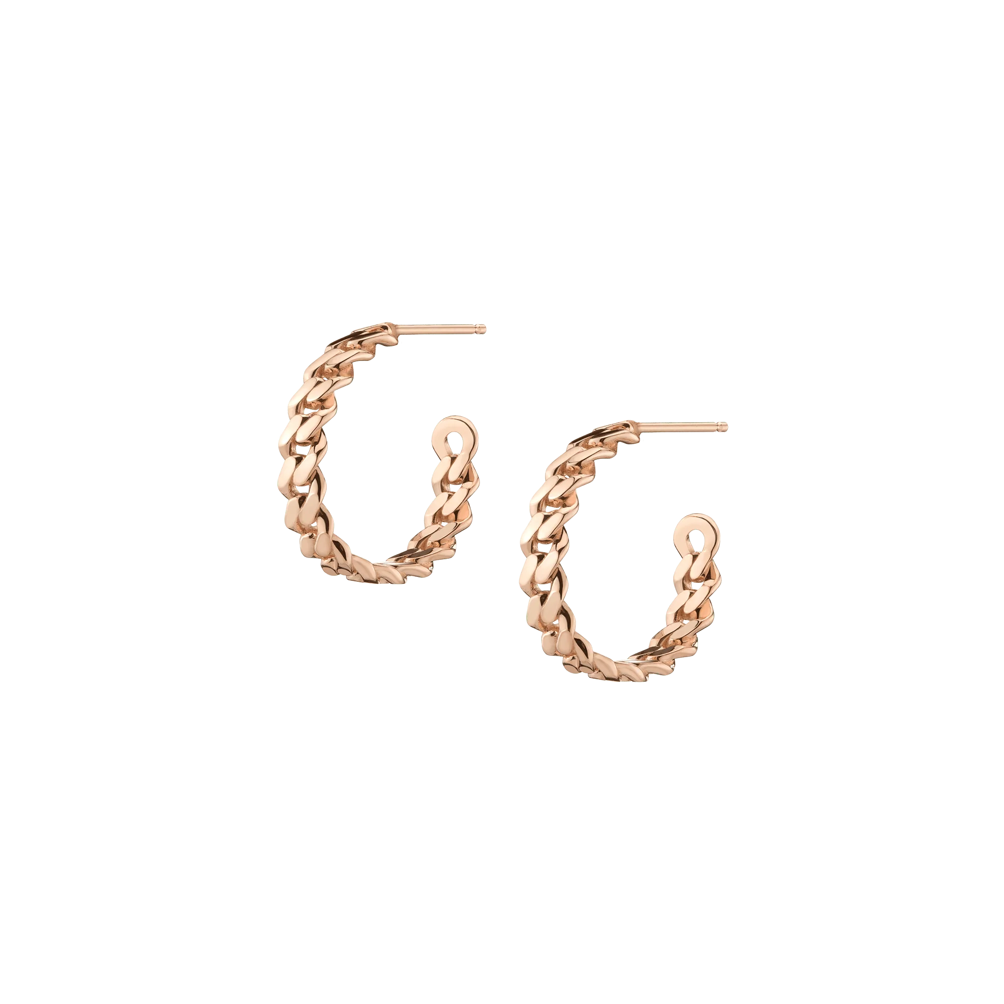 Love Me Knot Gold Hoop Earrings - Image 3