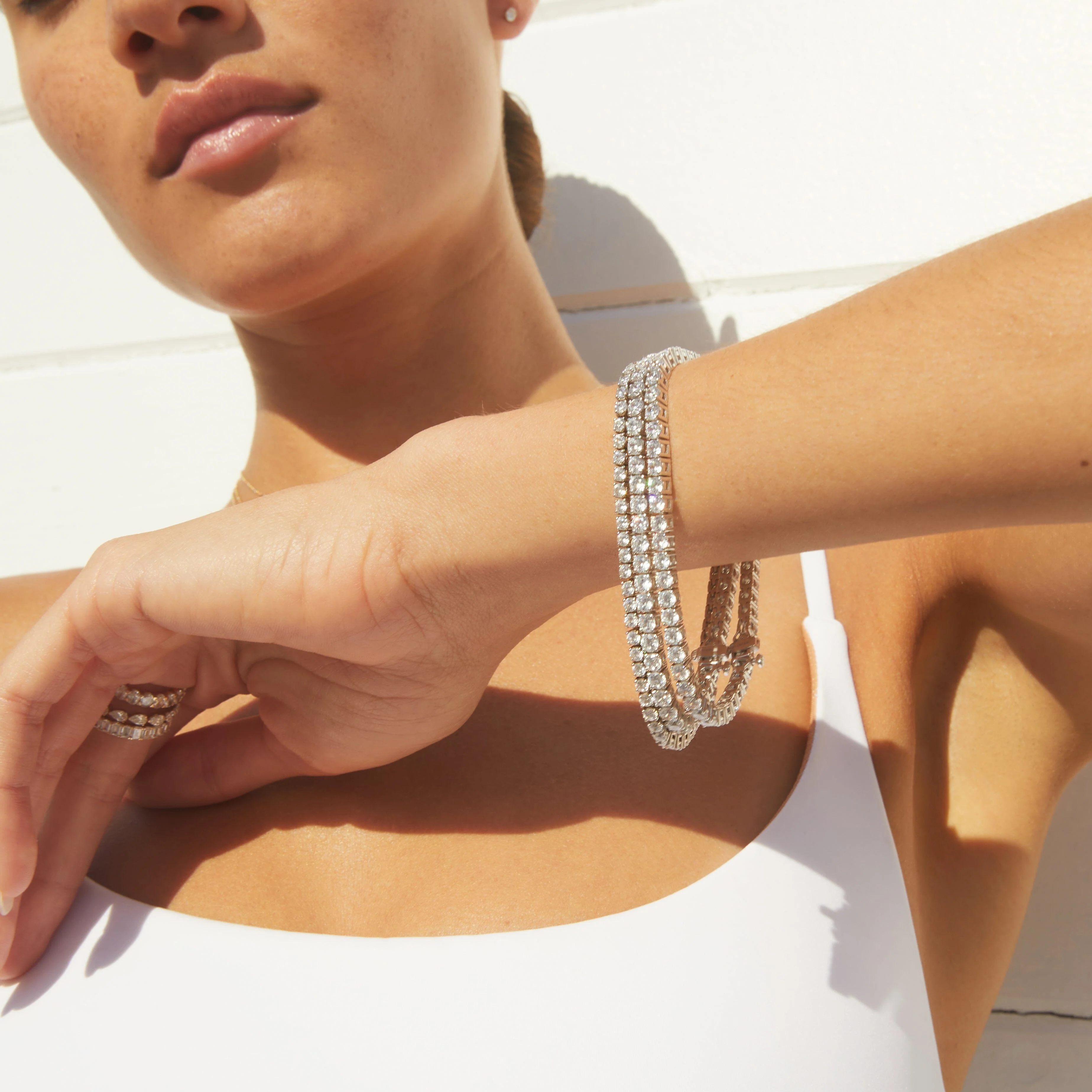 10ct Luxury Lab Grown Diamond Tennis Bracelet - Image 12
