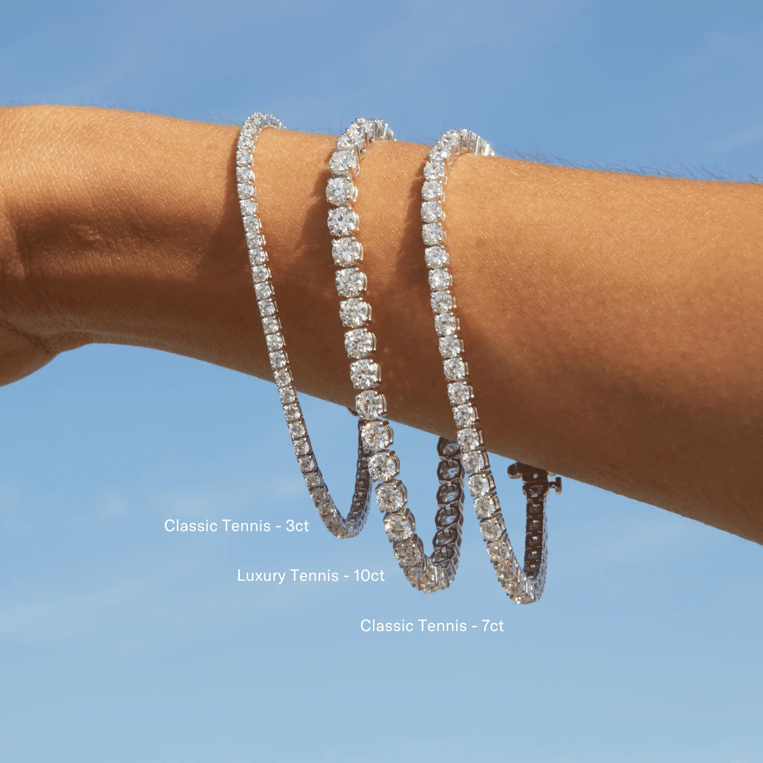 10ct Luxury Lab Grown Diamond Tennis Bracelet - Image 6