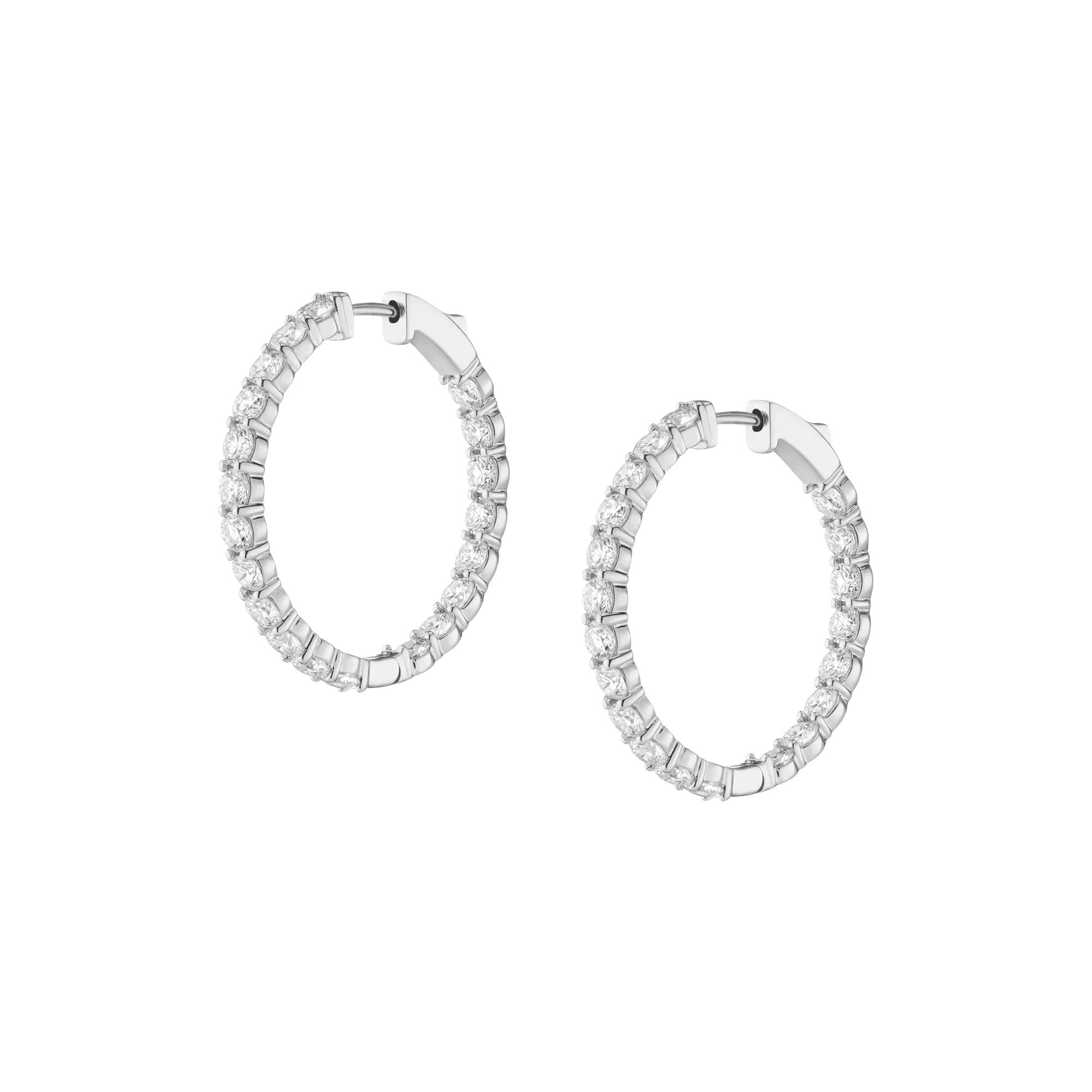4ct Luxury Lab Grown Diamond Hoops