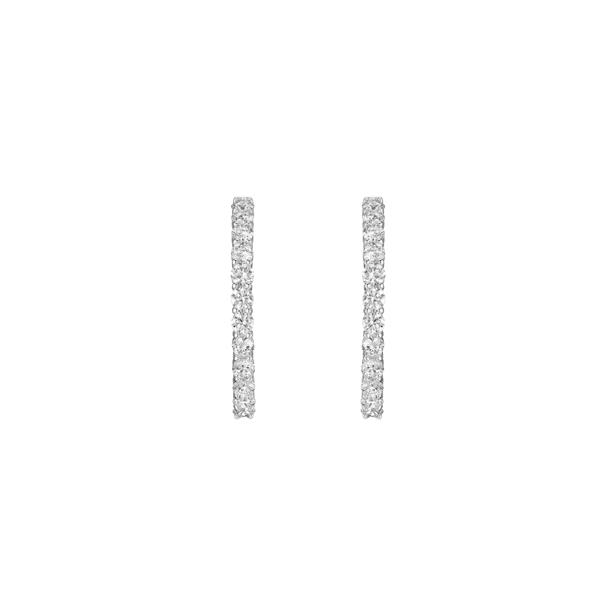 4ct Luxury Lab Grown Diamond Hoops - Image 3
