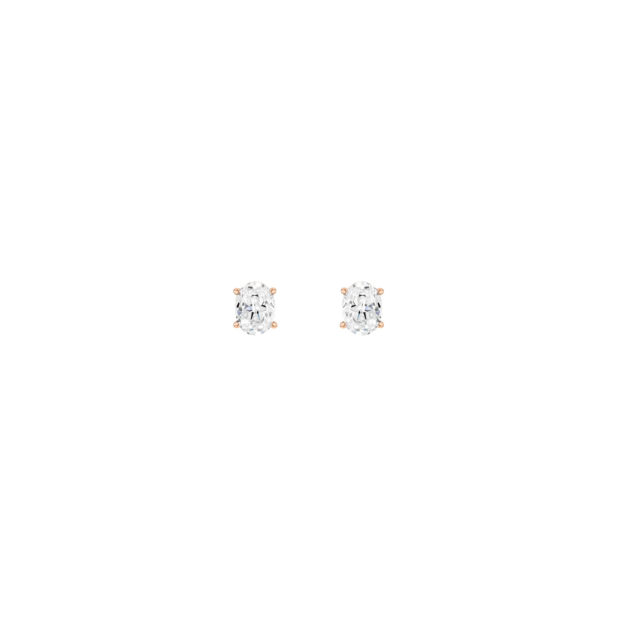 Luxury Oval Lab Grown Diamond Studs - Image 2