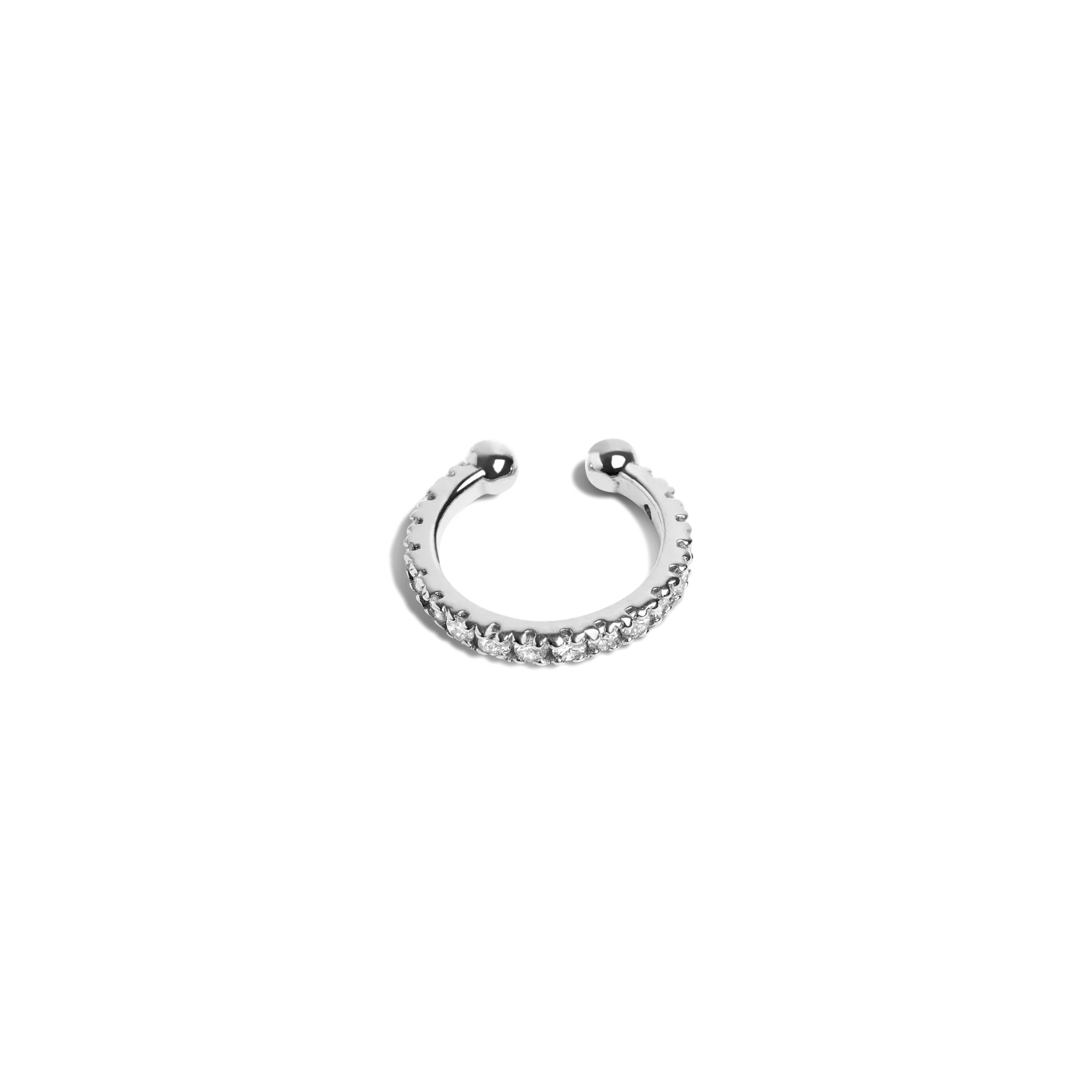 Mini Ear Cuff with Diamonds - Image 3