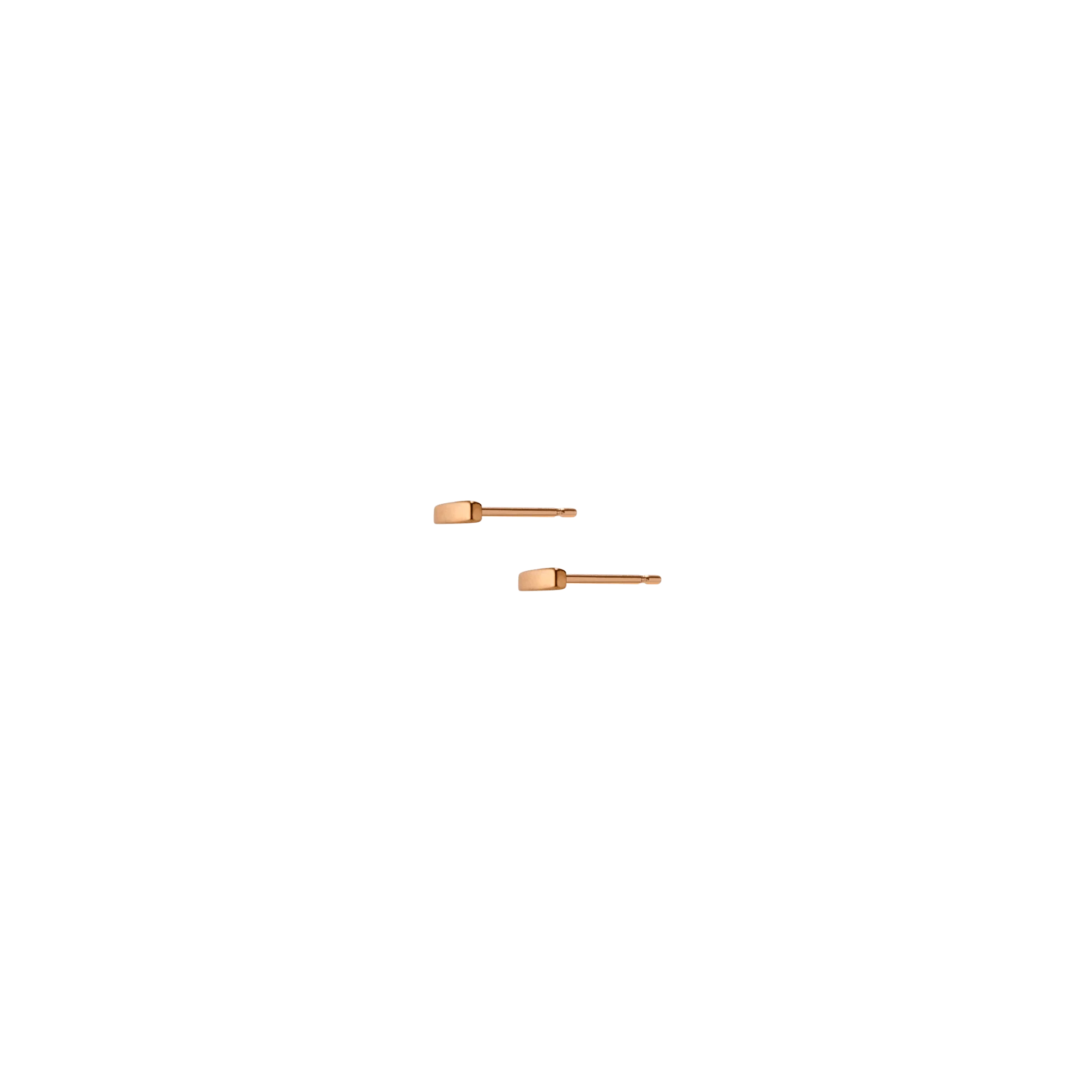 Mini Gold Bar Earring - Image 4