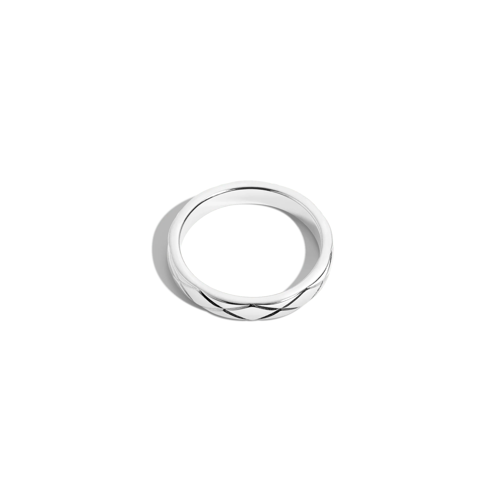Mini Quilted Gold Ring - Image 6