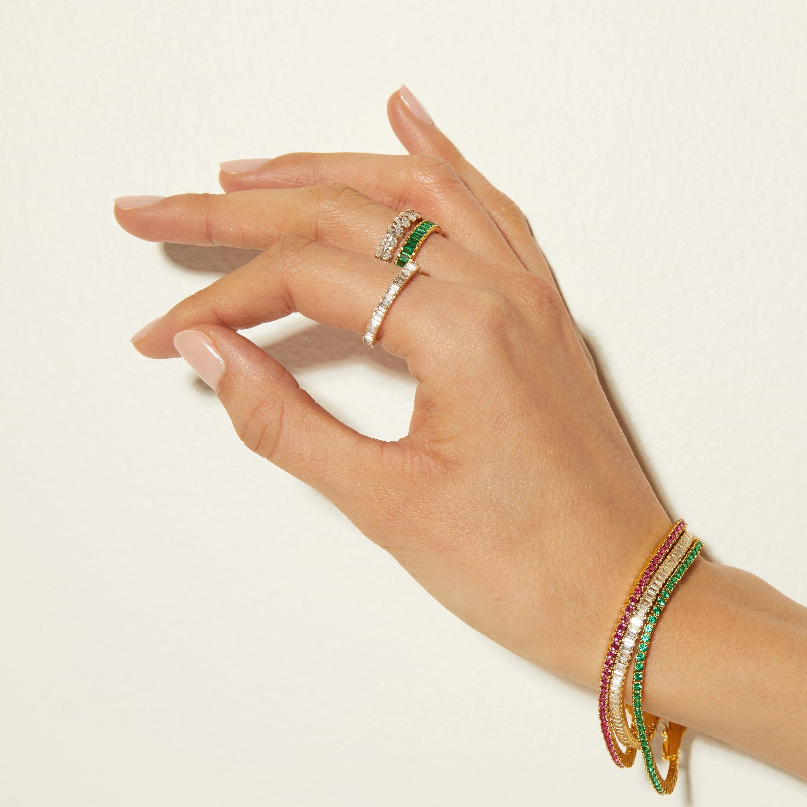 Mini Two-in-One Lab Grown Diamond Eternity Ring - Image 16