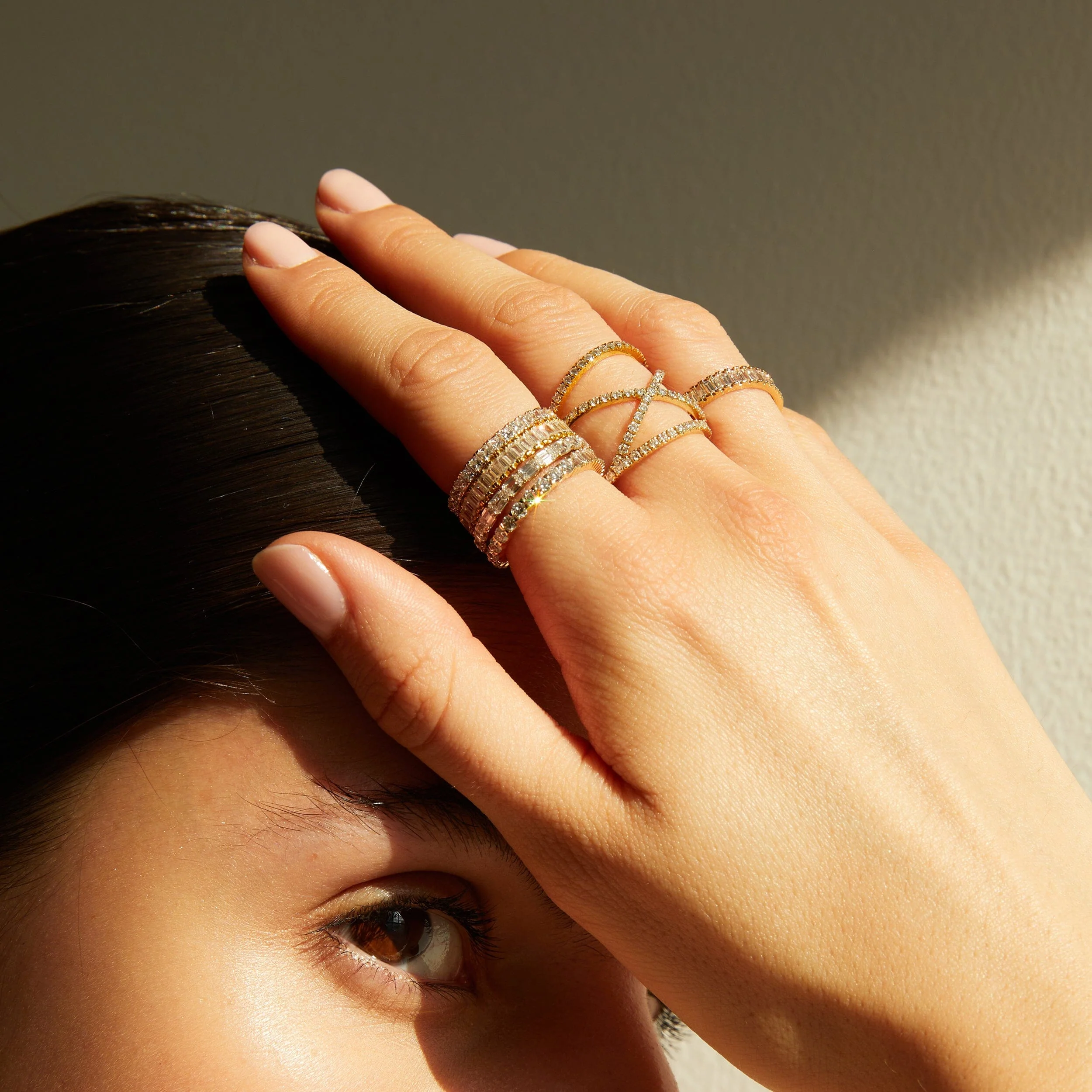 Mini Two-in-One Lab Grown Diamond Eternity Ring - Image 19