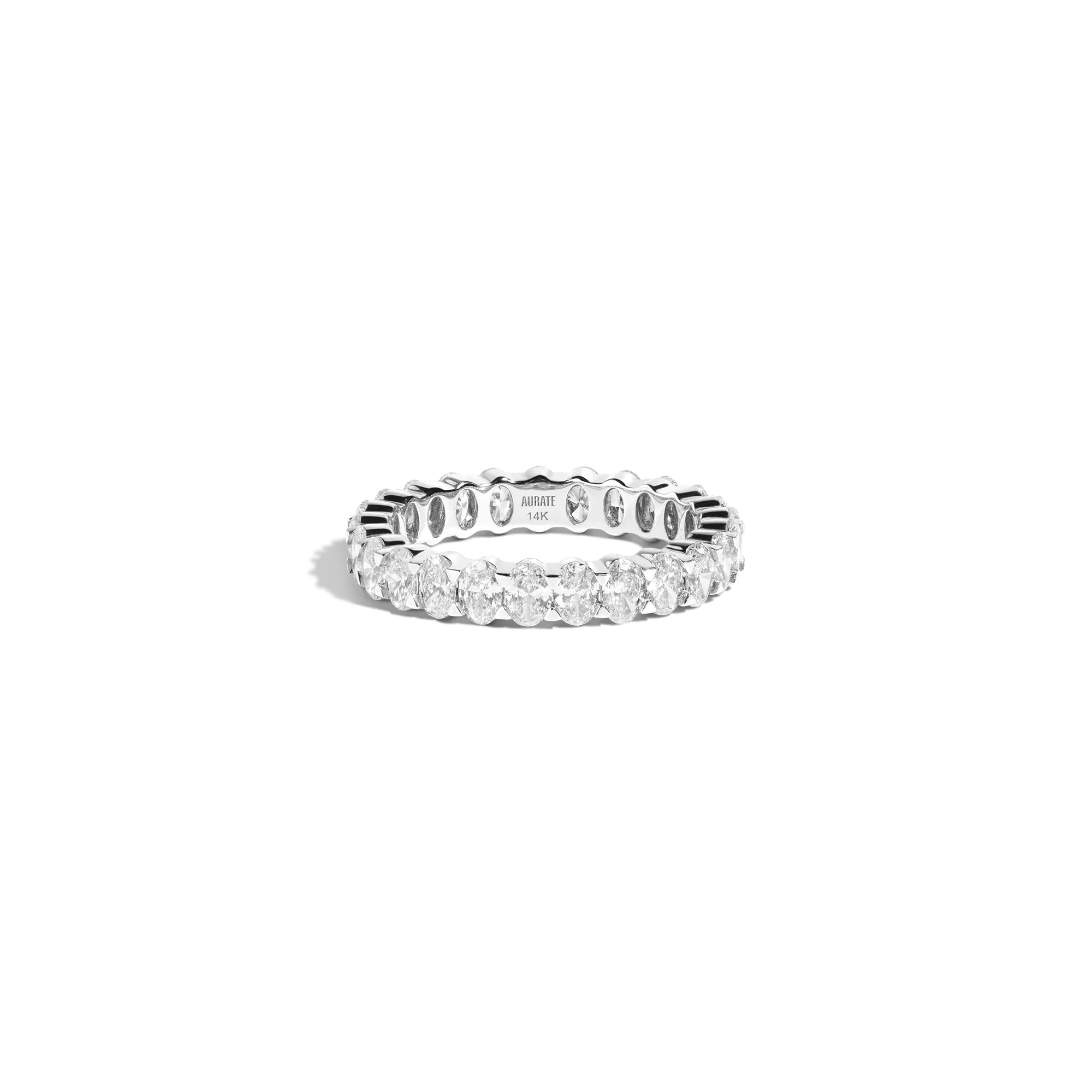 Oval Diamond Eternity Ring - Image 5