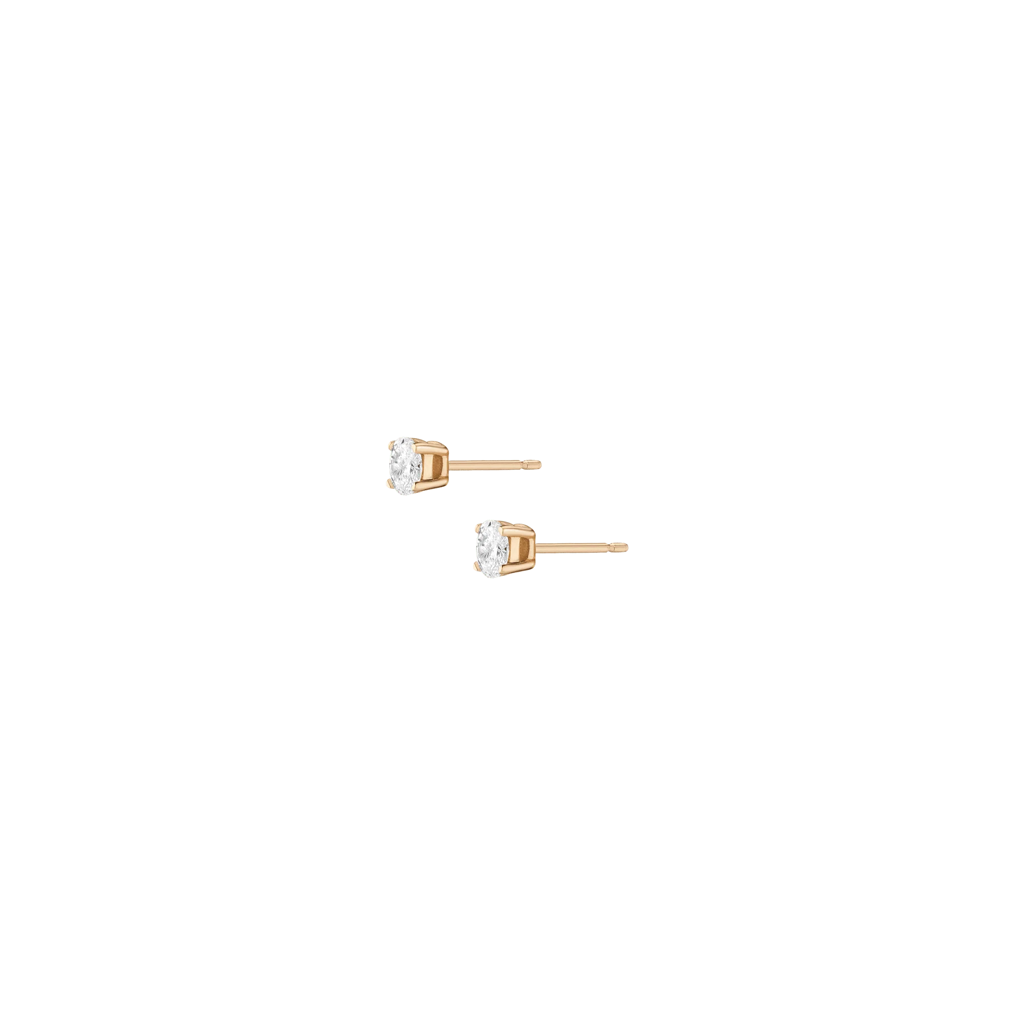 Oval Lab Grown Diamond Studs - Image 4