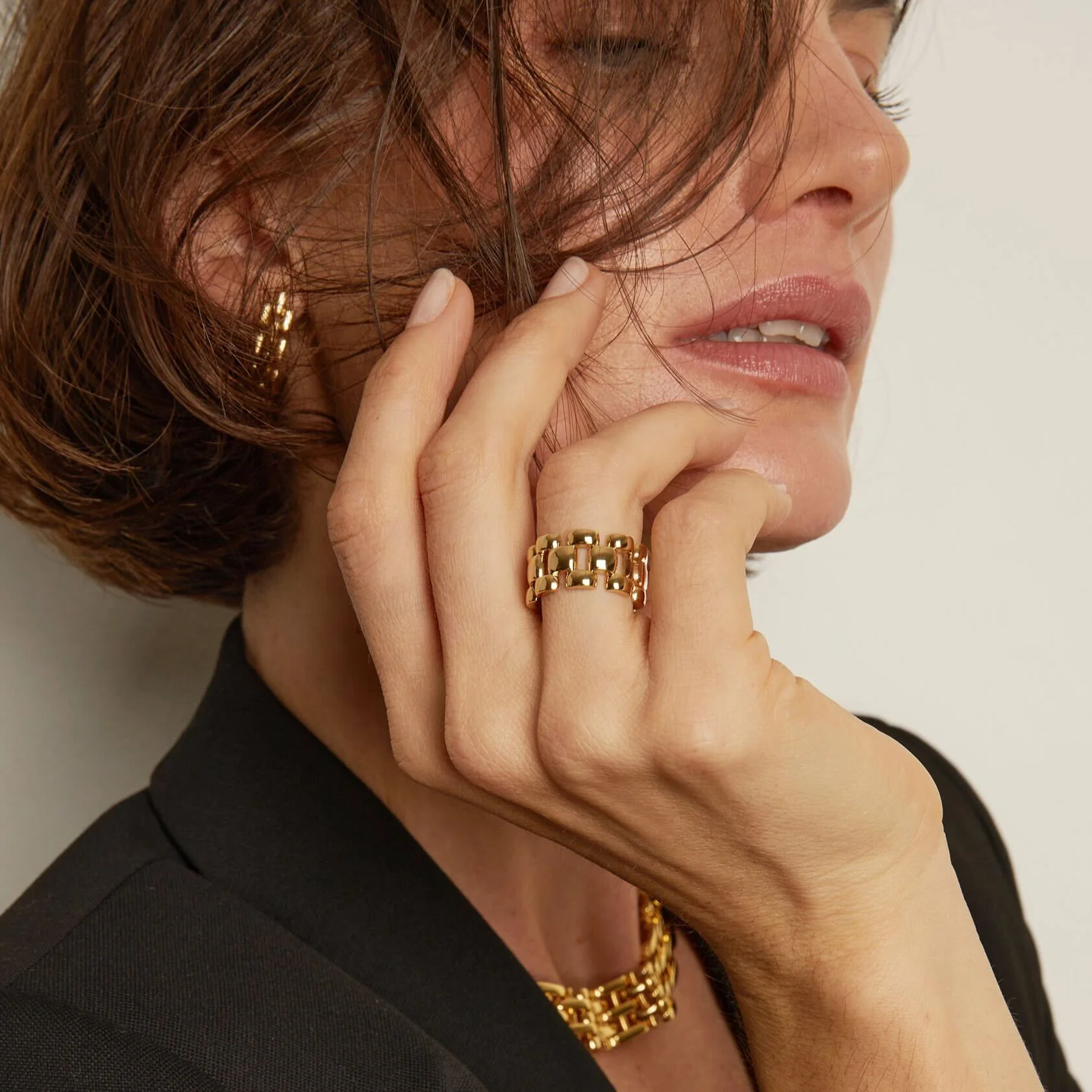 Panther Chain Link Ring - Image 7