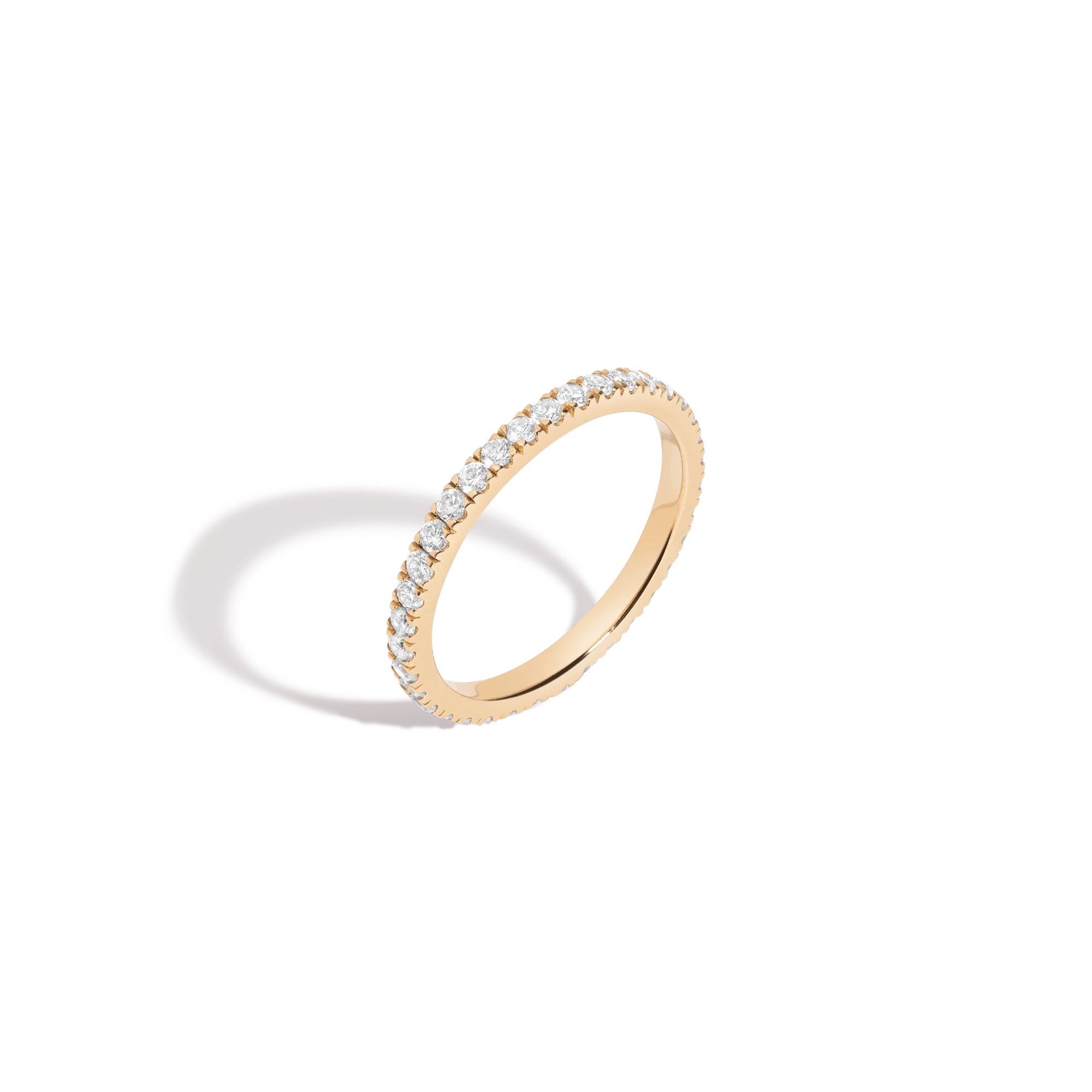 Pavé Lab Grown Diamond Eternity Ring
